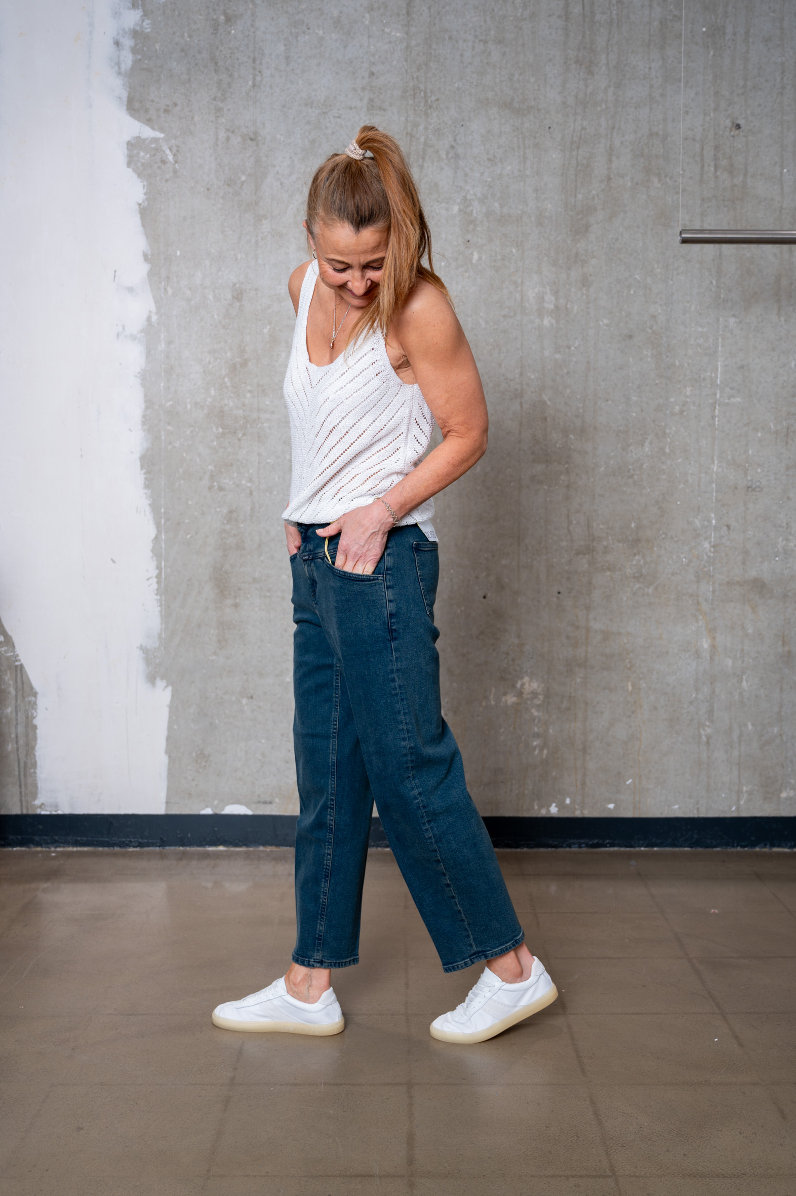 CLOSED Jeans STOVER-X grau und blue/black