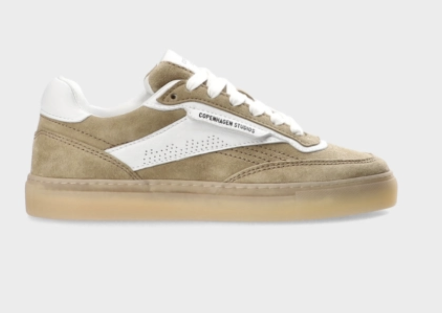 COPENHAGEN STUDIOS CPH90 leather mix sand/white 