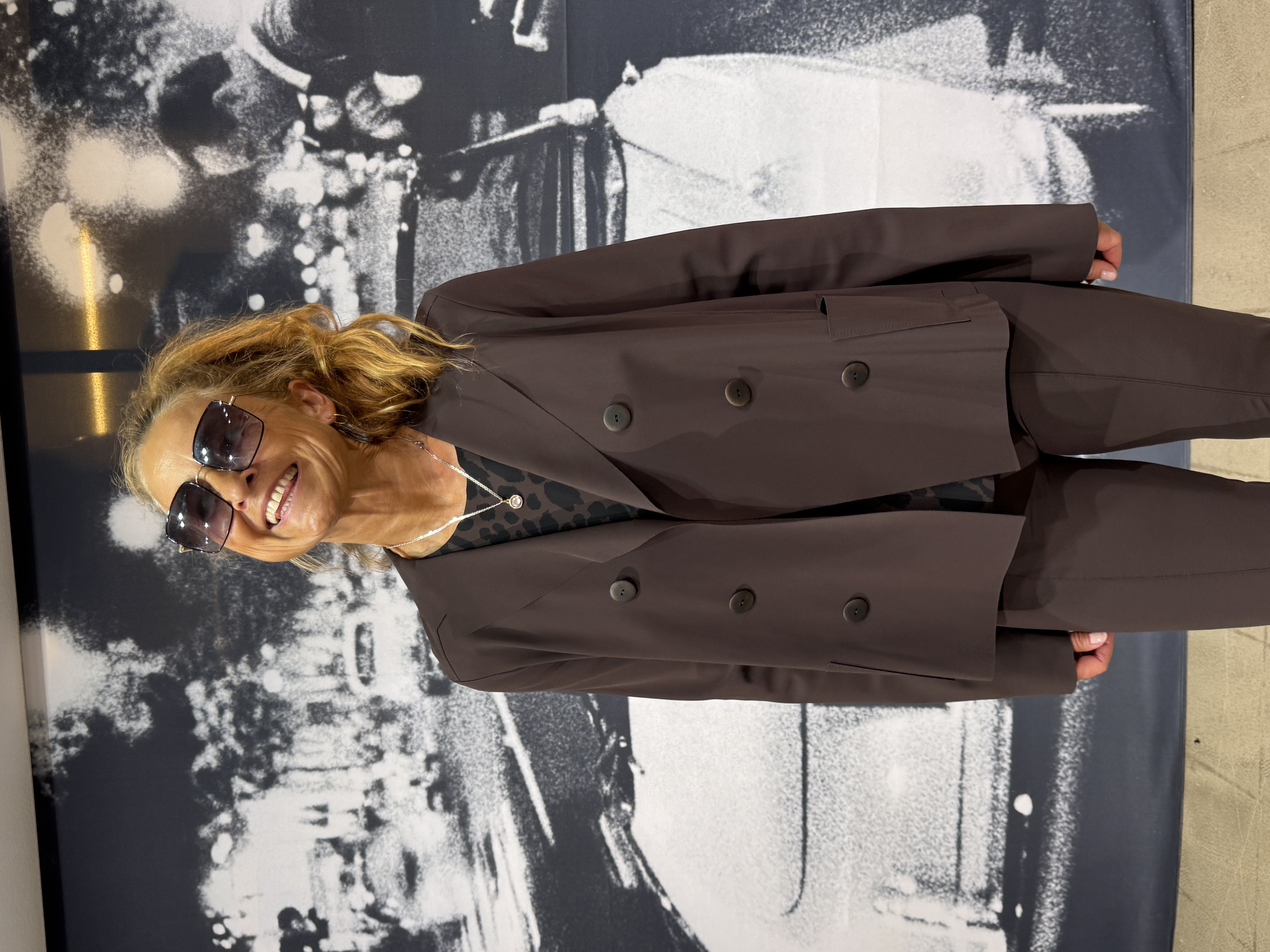 SASSENBACH_STYLE Jacke KAJA schoko, schwarz & blau 342