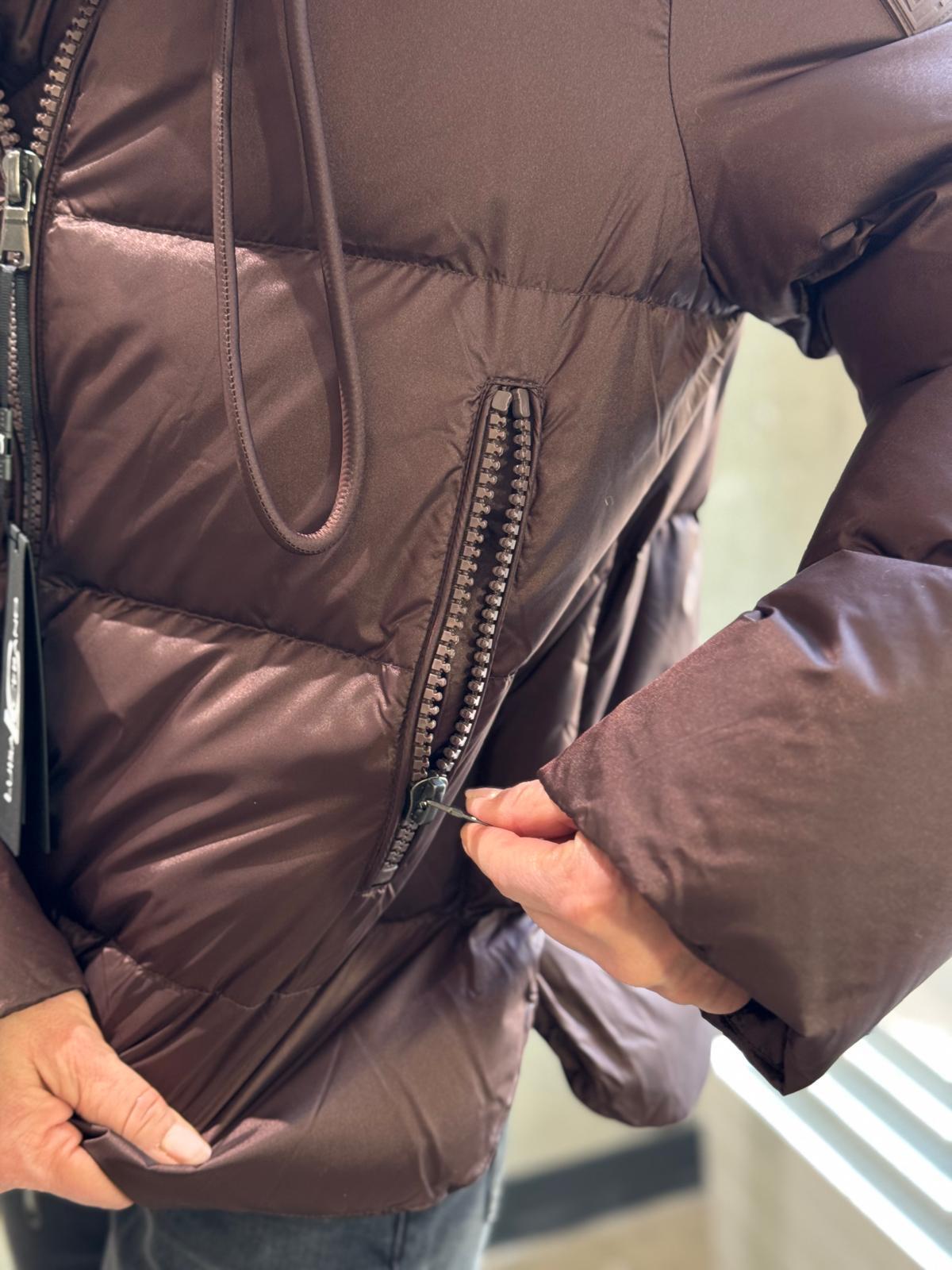 LUISA CERAMO Daunenjacke espresso