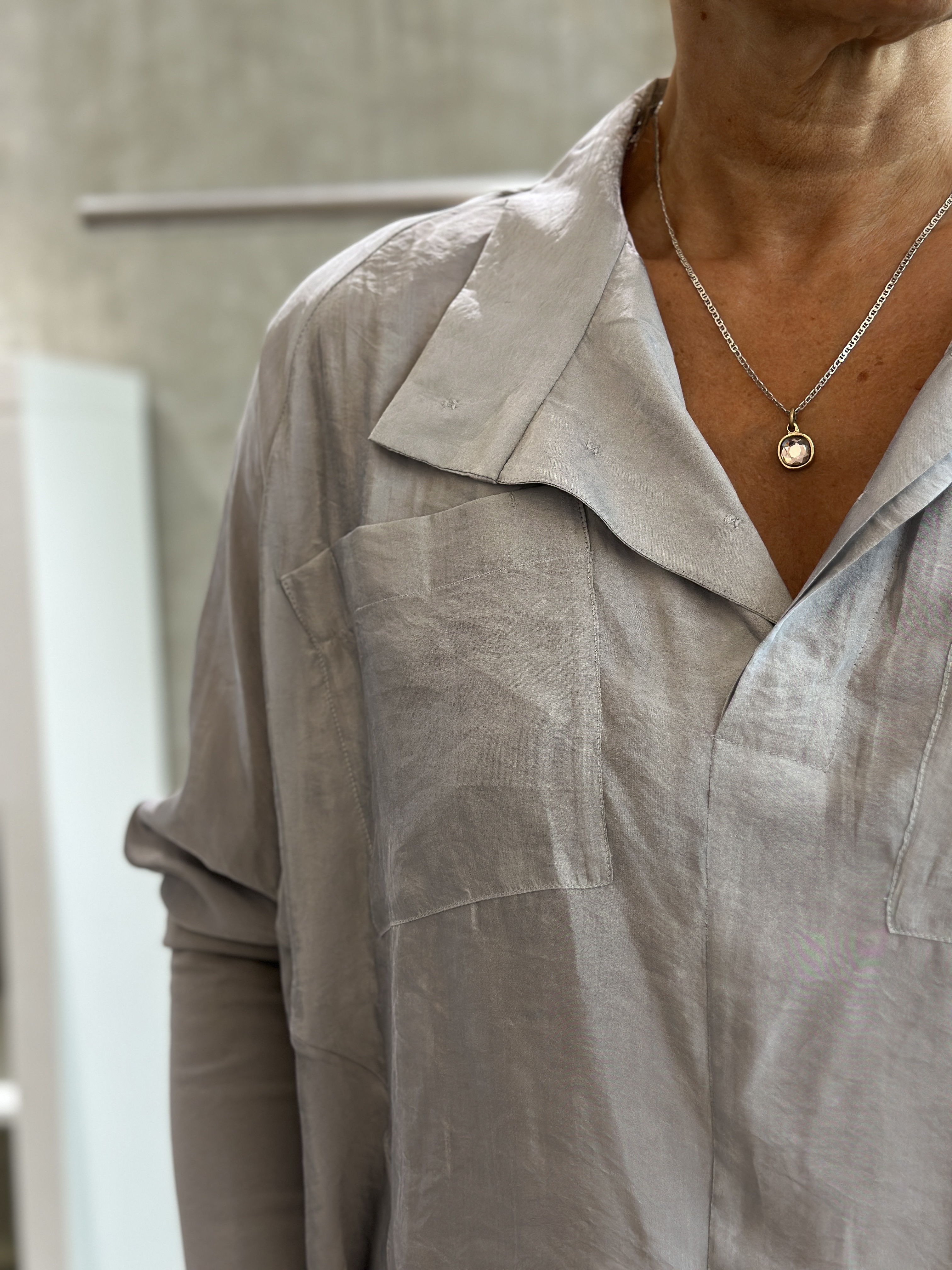 ANIA SCHIERHOLT Bluse 3119/76  Fog