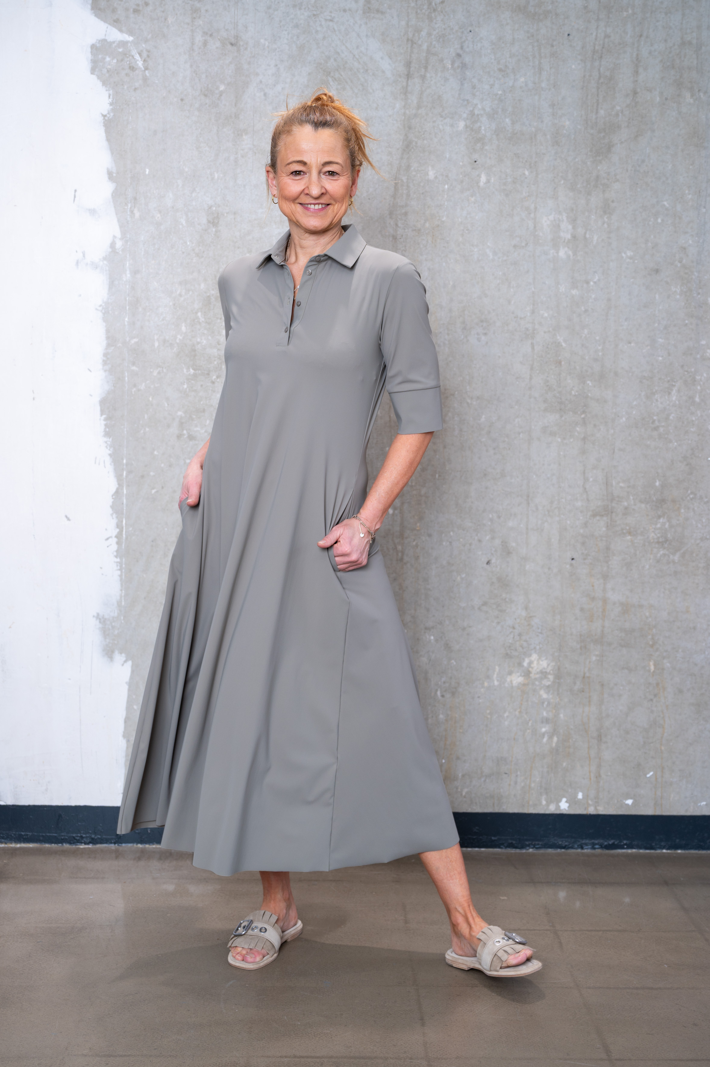 Floer Polo-Dress in 3 Farben
