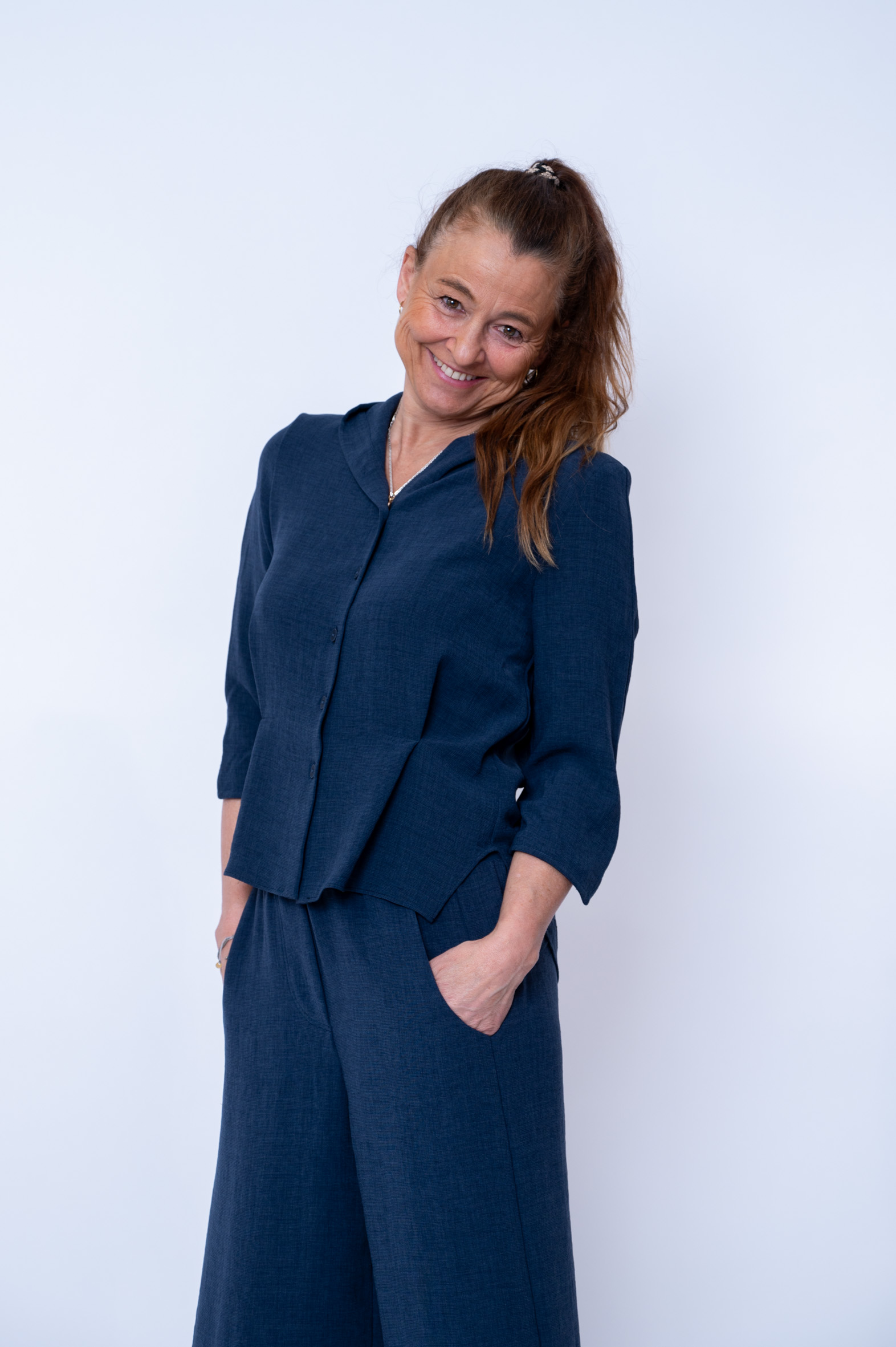 ANIA SCHIERHOLT Bluse 3022/50 ocean