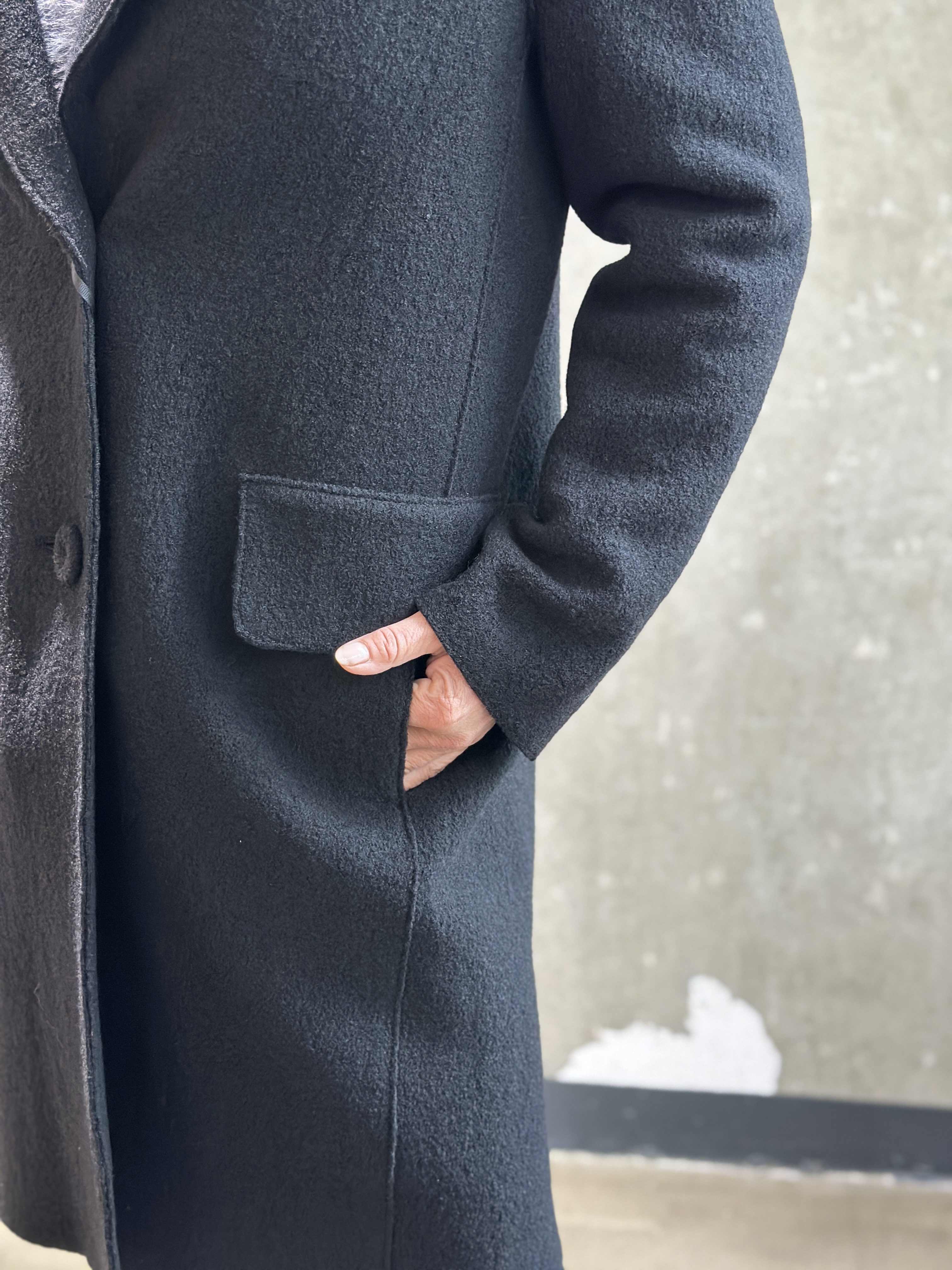 LUISA CERANO  Woll-Blazermantel 