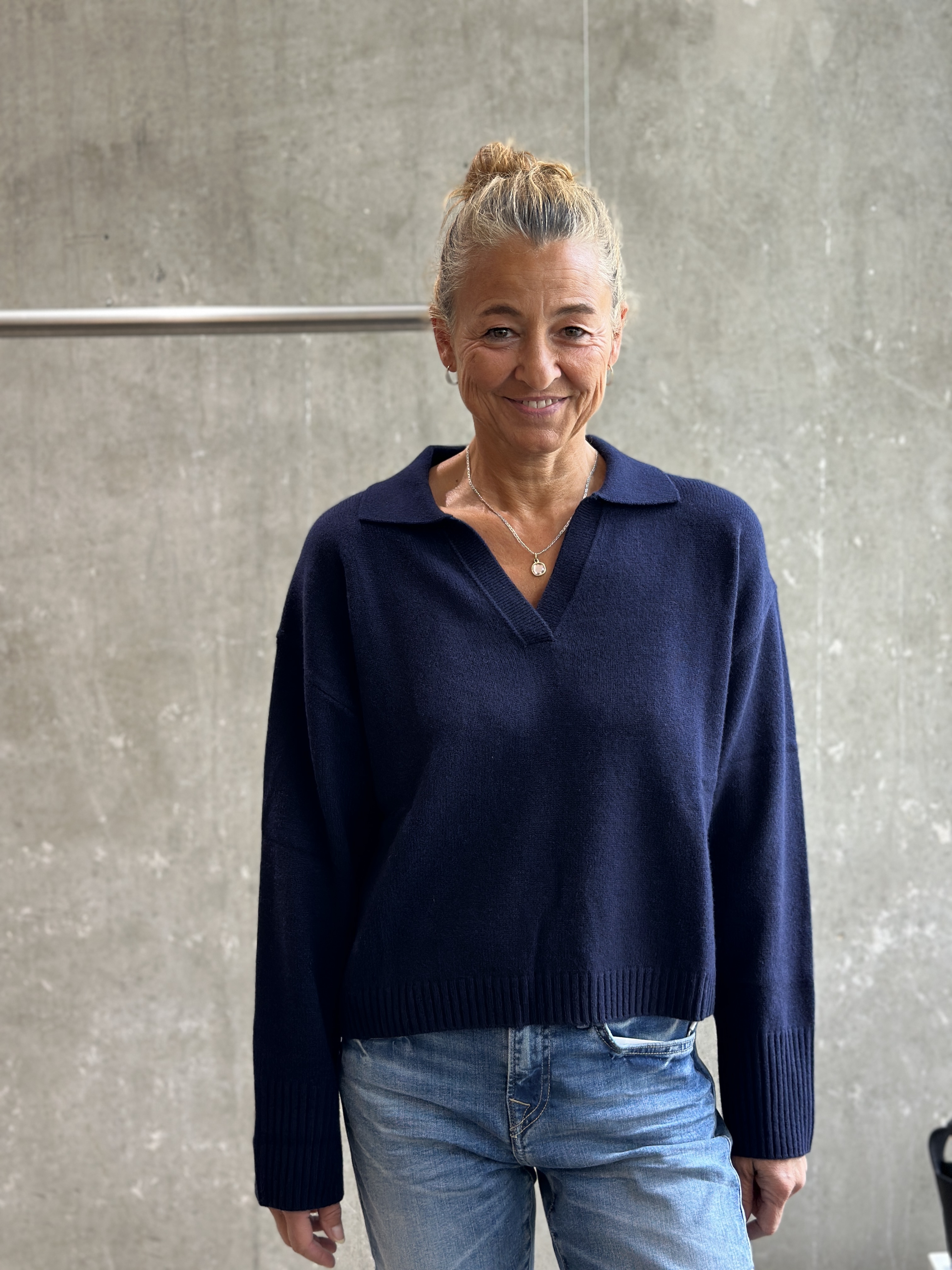 HANDMADE Polo Sweater