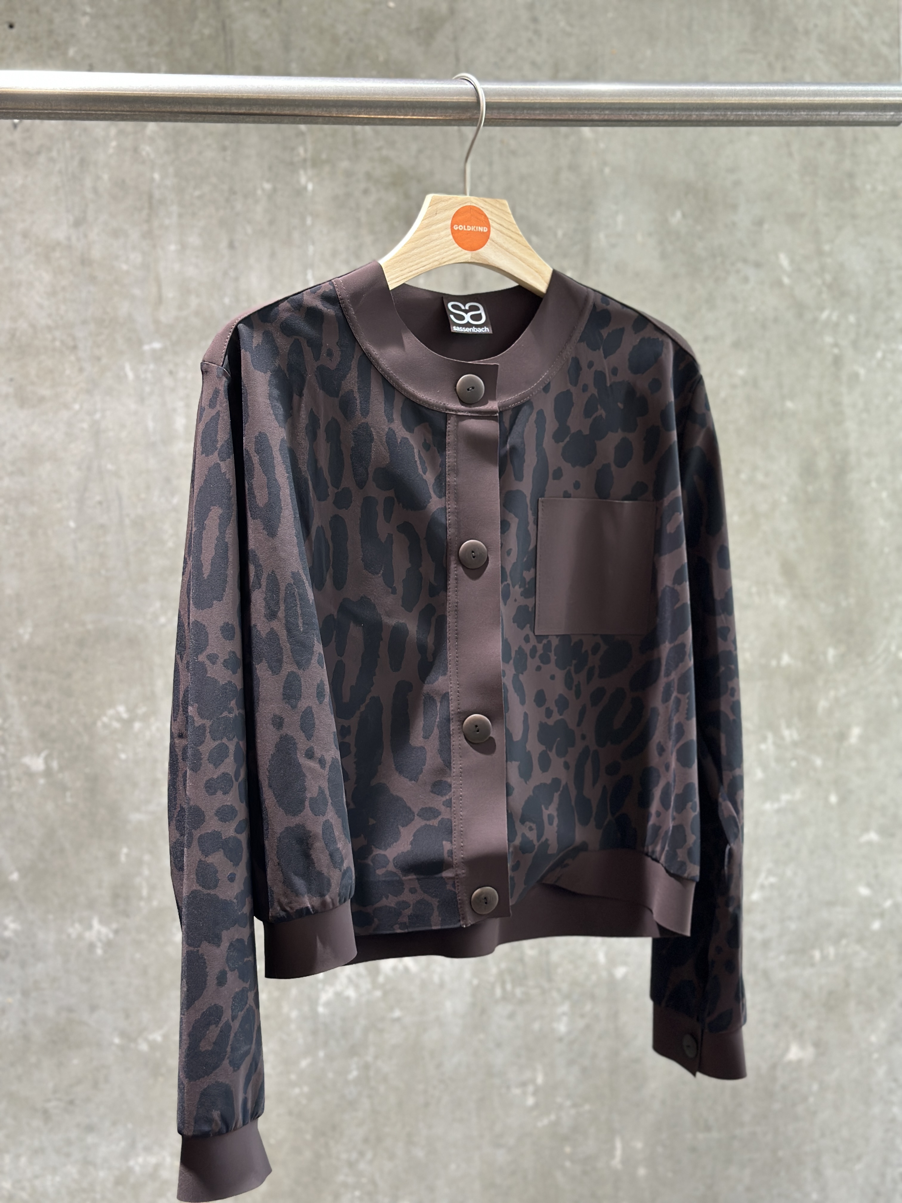 SASSENBACH_Style Jacke Hanna leo braun (schoko)