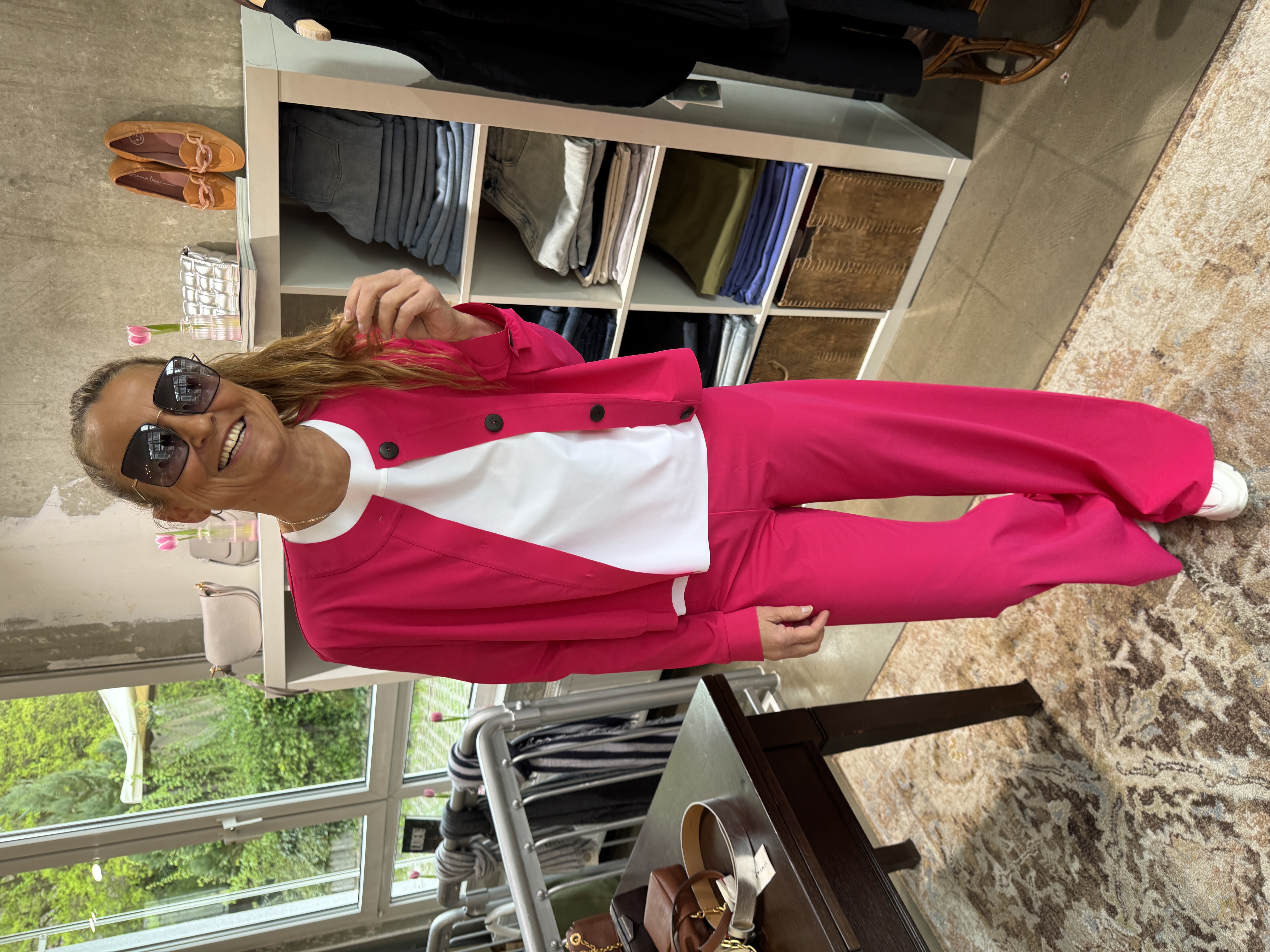 SASSENBACH_Style Jacke HANNA pink