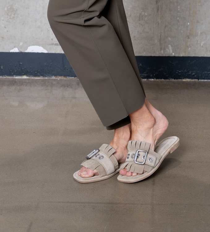 KENNEL & SCHMENGER Pantolette LYA nuts/silver