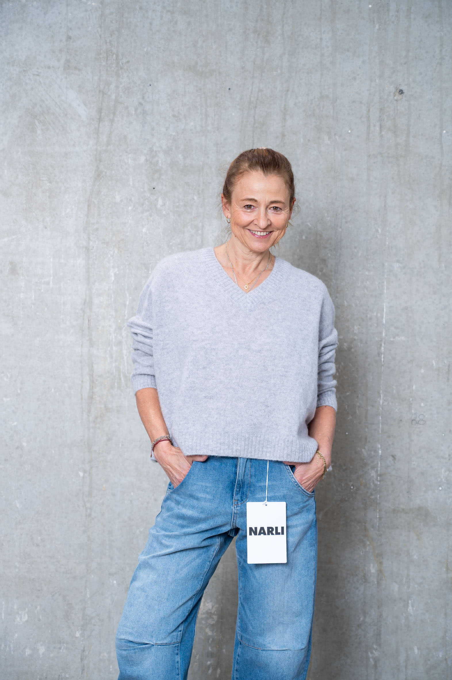 NARLI V-Pullover in 3 Farben 37-159 