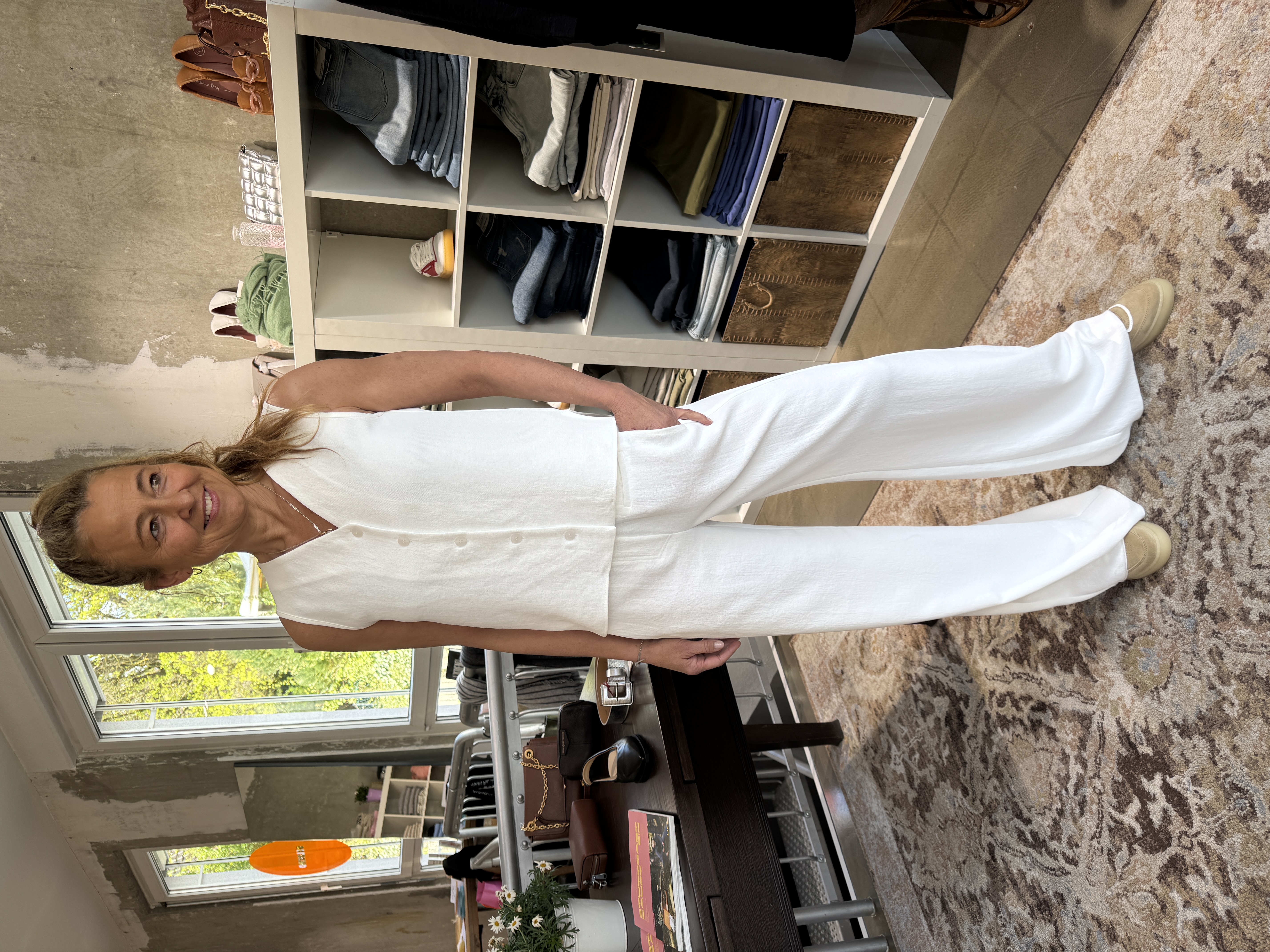 ANIA SCHIERHOLT Hose 3077/15 sahne