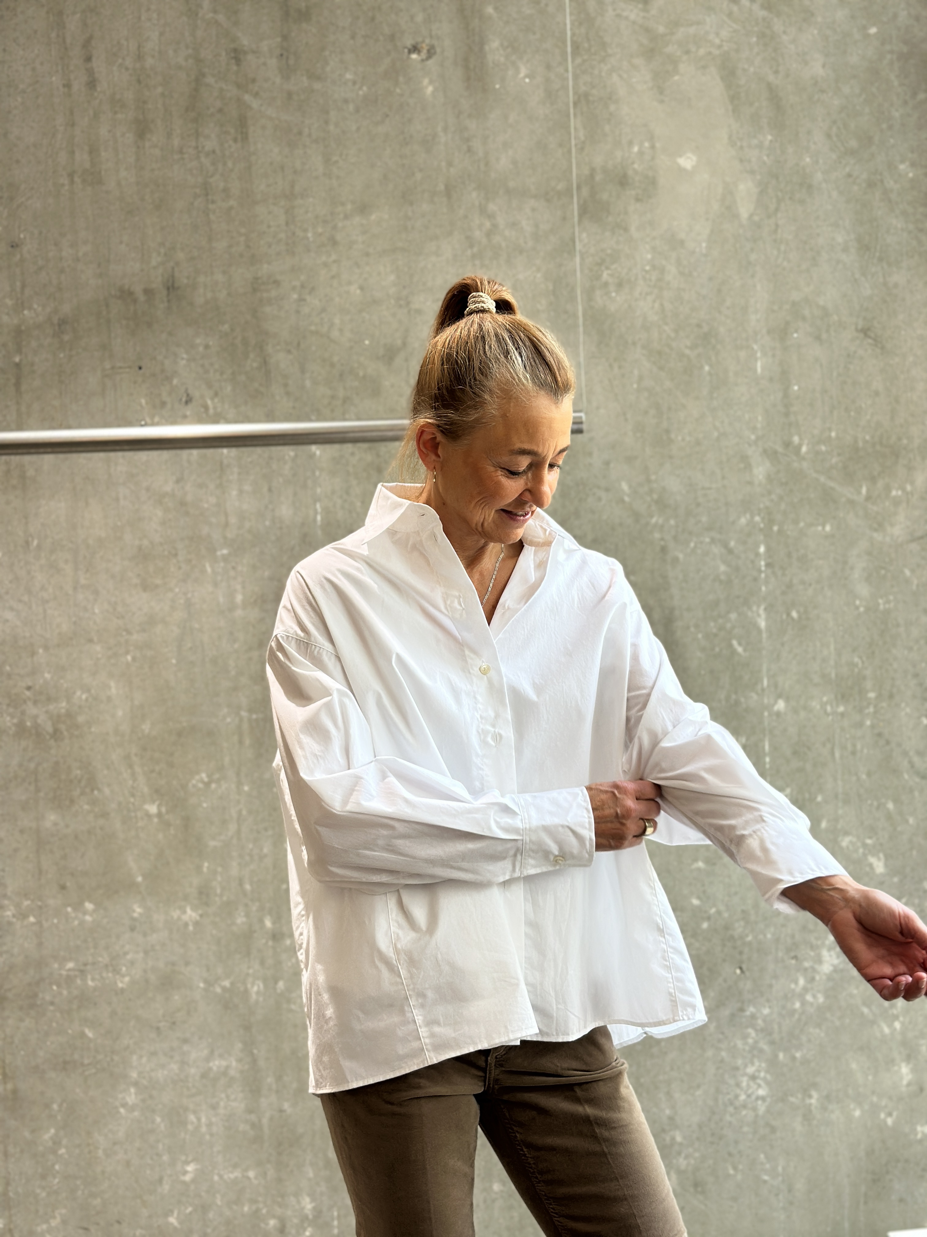 CLOSED Oversize Bluse weiss