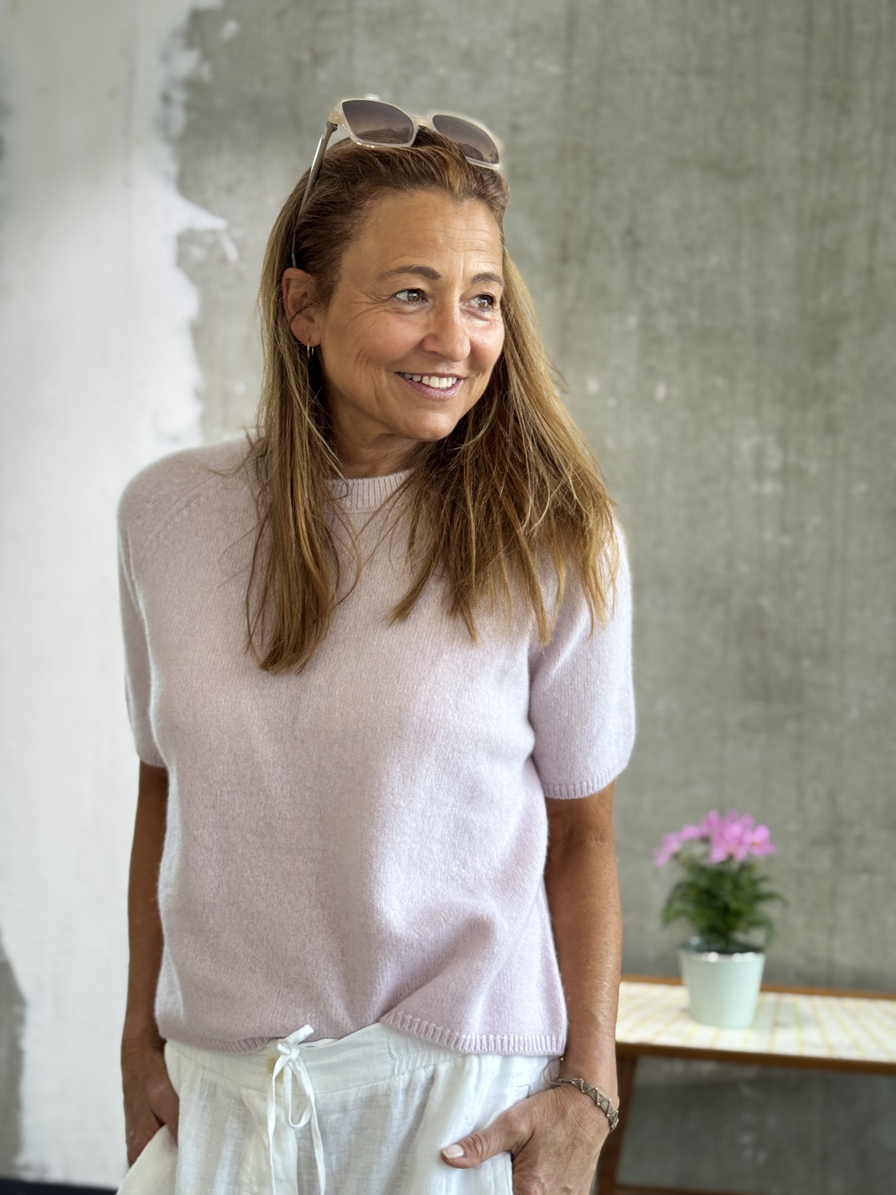 NARLI Kurzarm Pullover hin 3 Farben