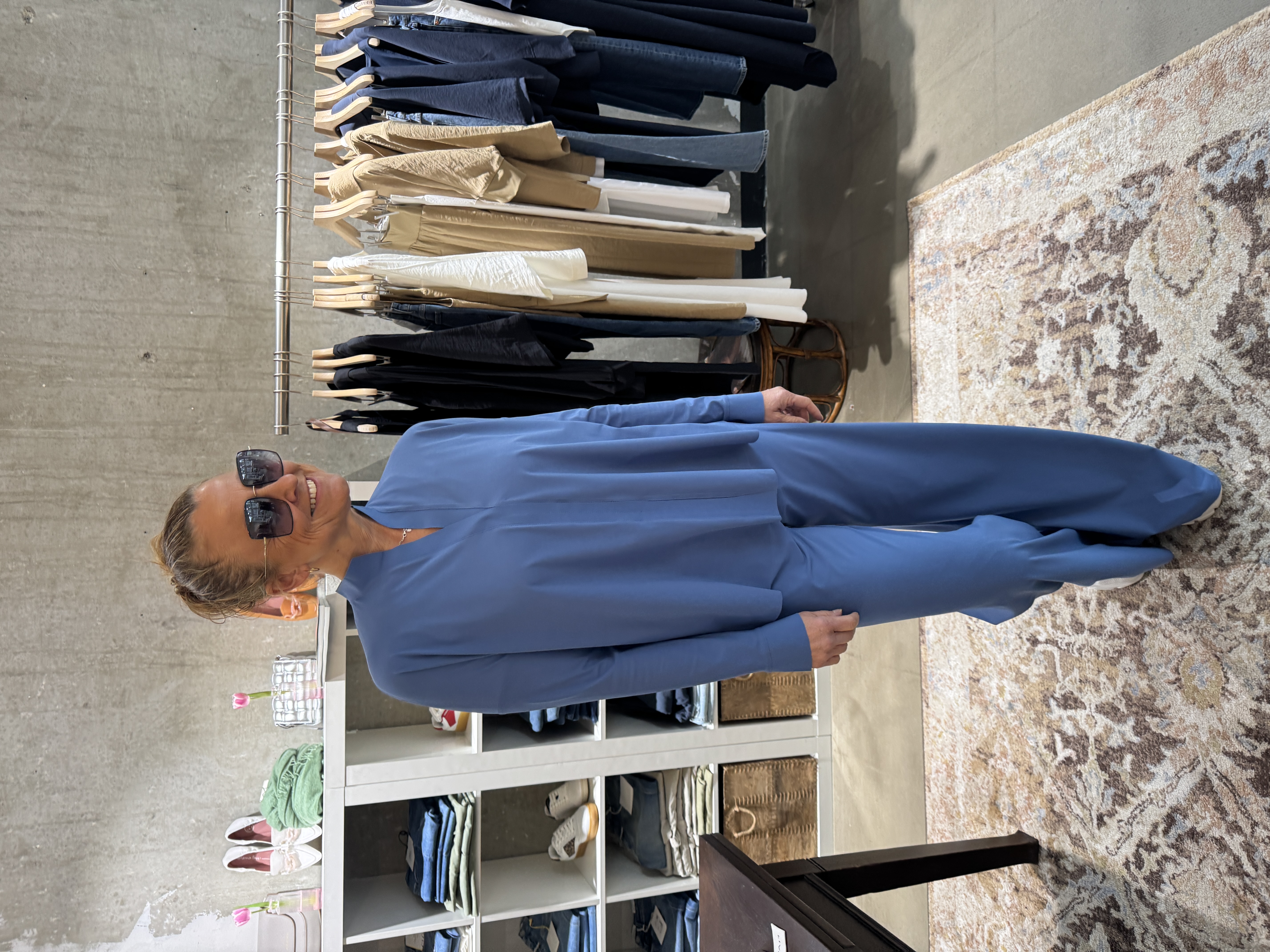 SASSENBACH_STYLE Bluse Lia indigo