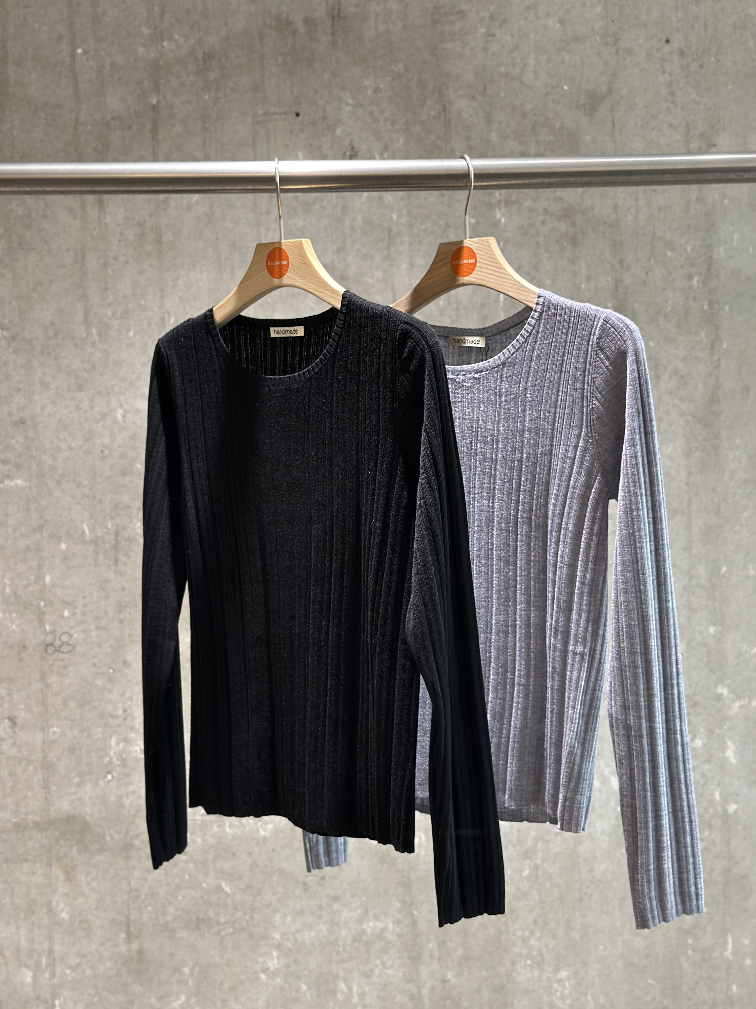 HANDMADE Pulli schwarz & shadow