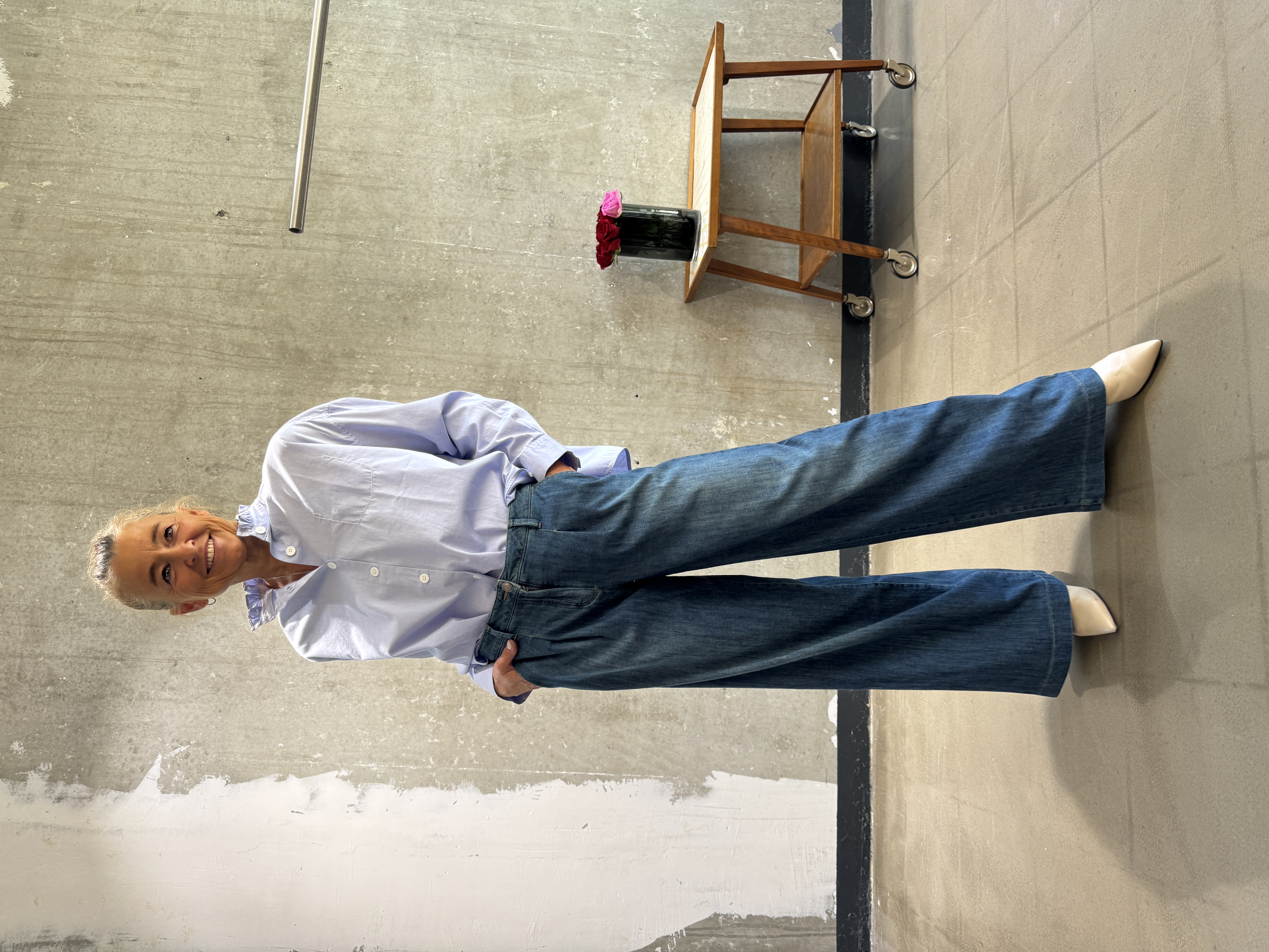 LUISA CERANO Jeans mit Bundfalte