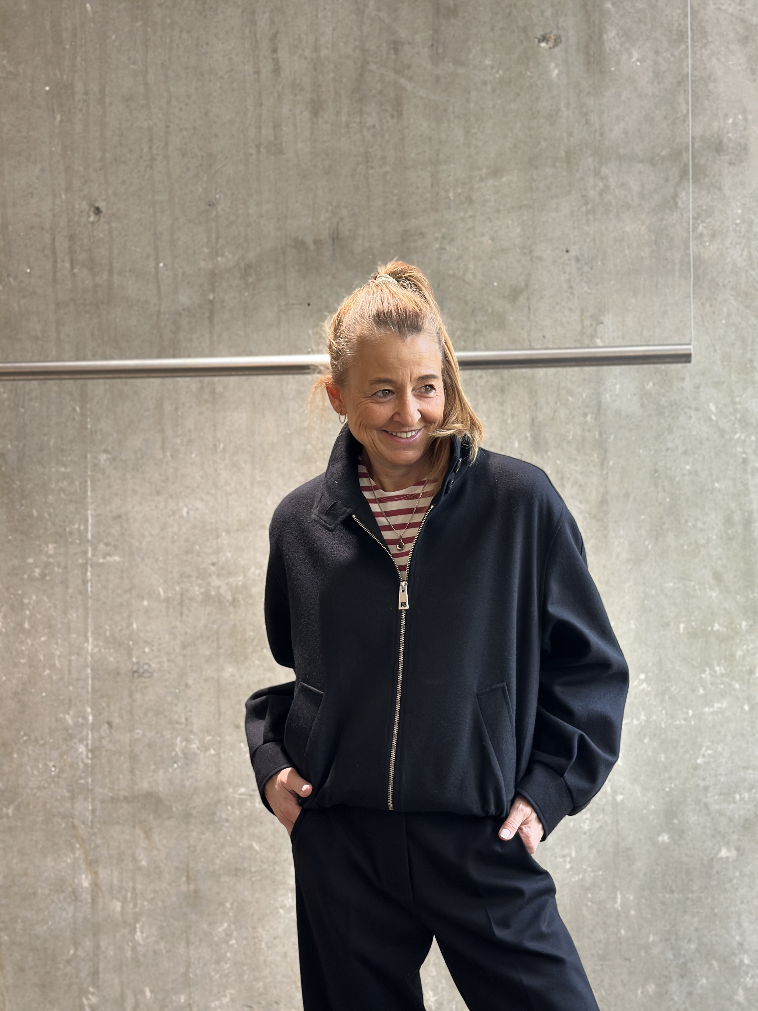 Liviana Conti Jacke schwarz und braun