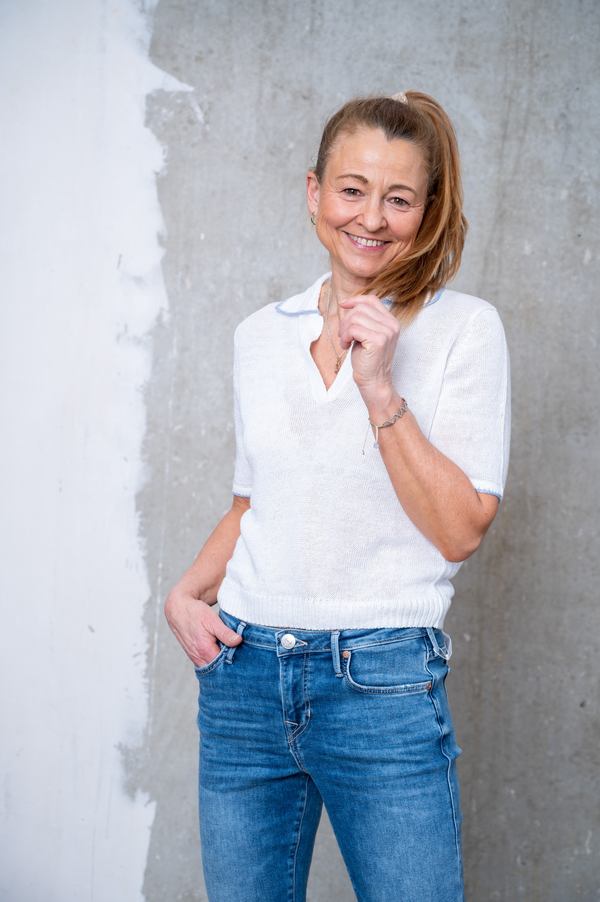 HANDEMAD Polo-Sweater