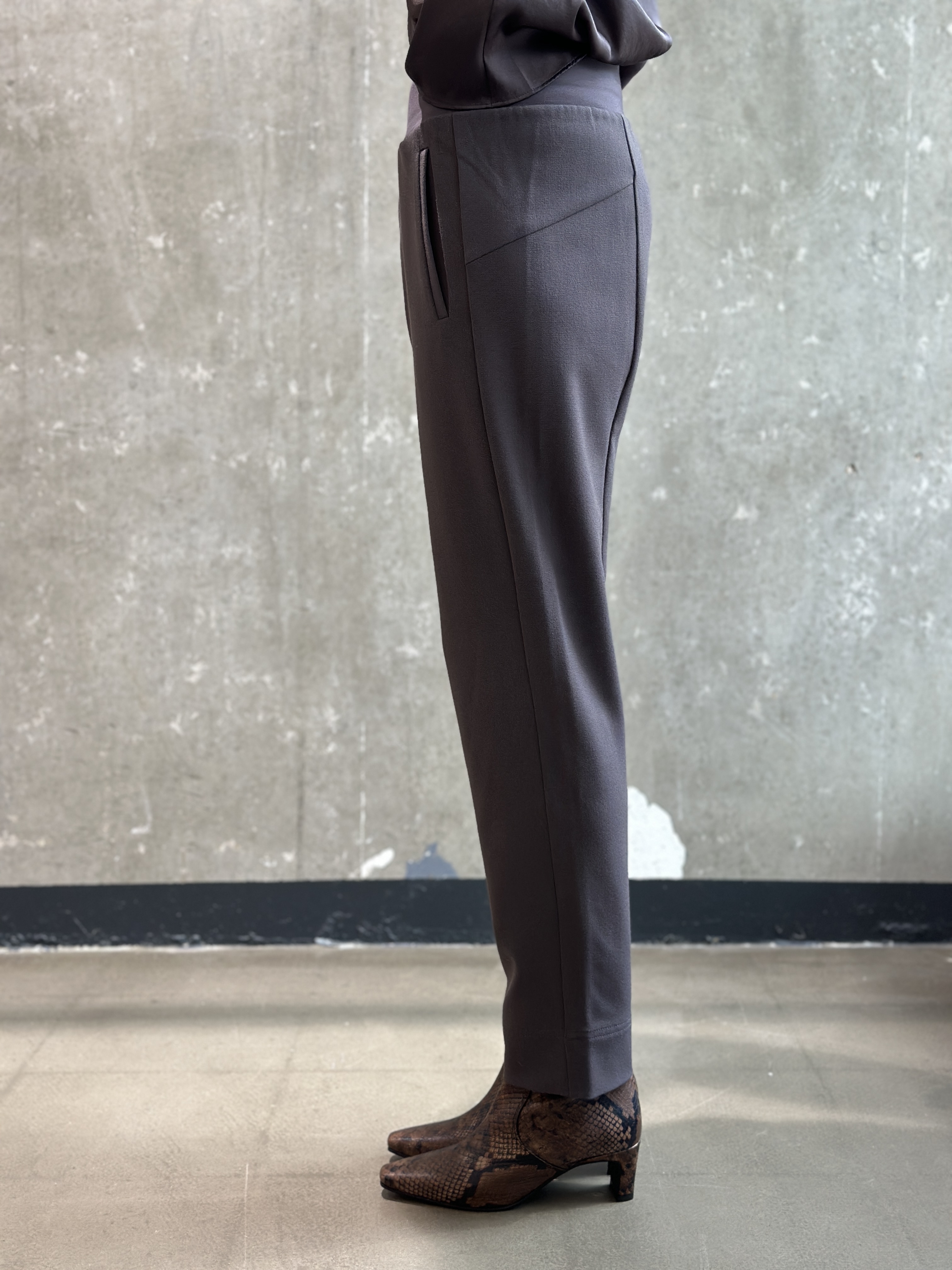 ANIA SCHIERHOLT Hose 3178/51 mauve & schwarz