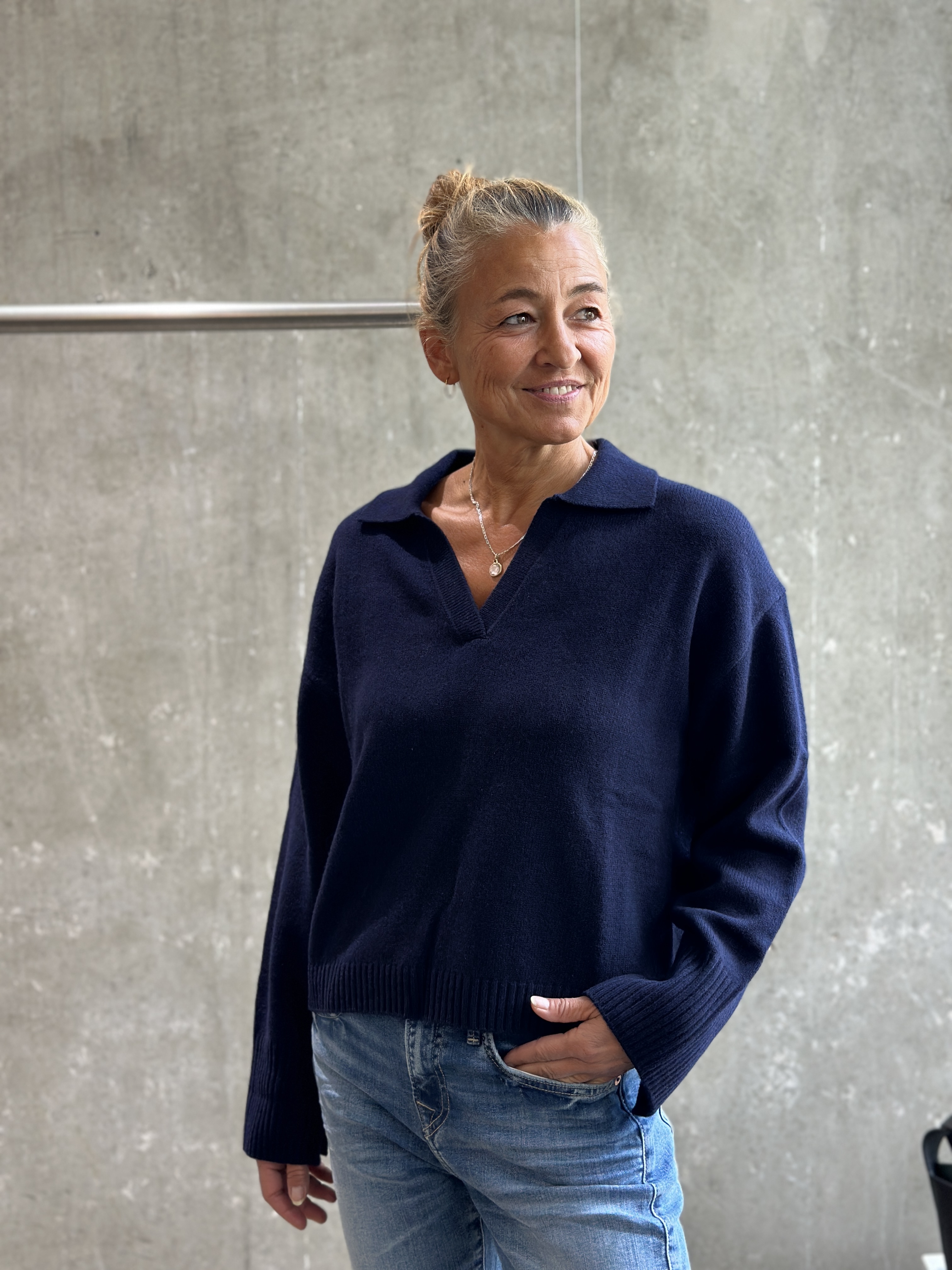 HANDMADE Polo Sweater