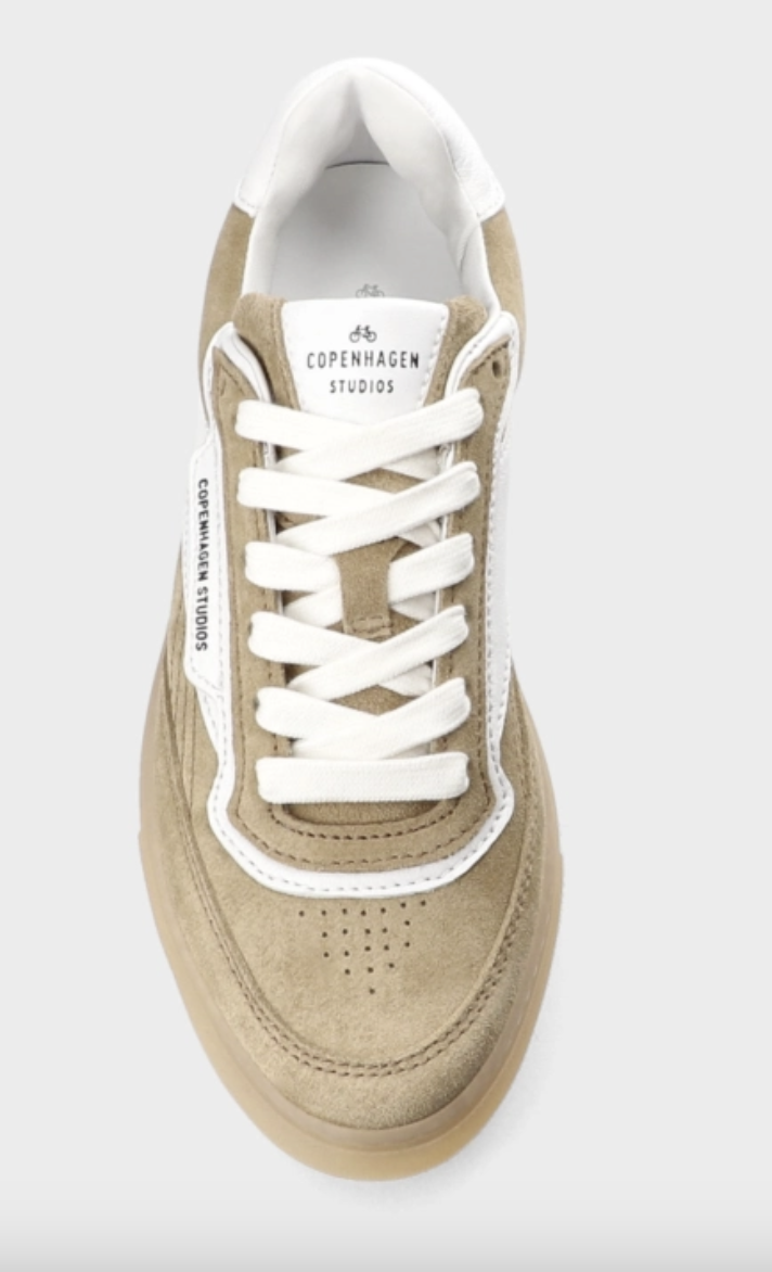 COPENHAGEN STUDIOS CPH90 leather mix sand/white 