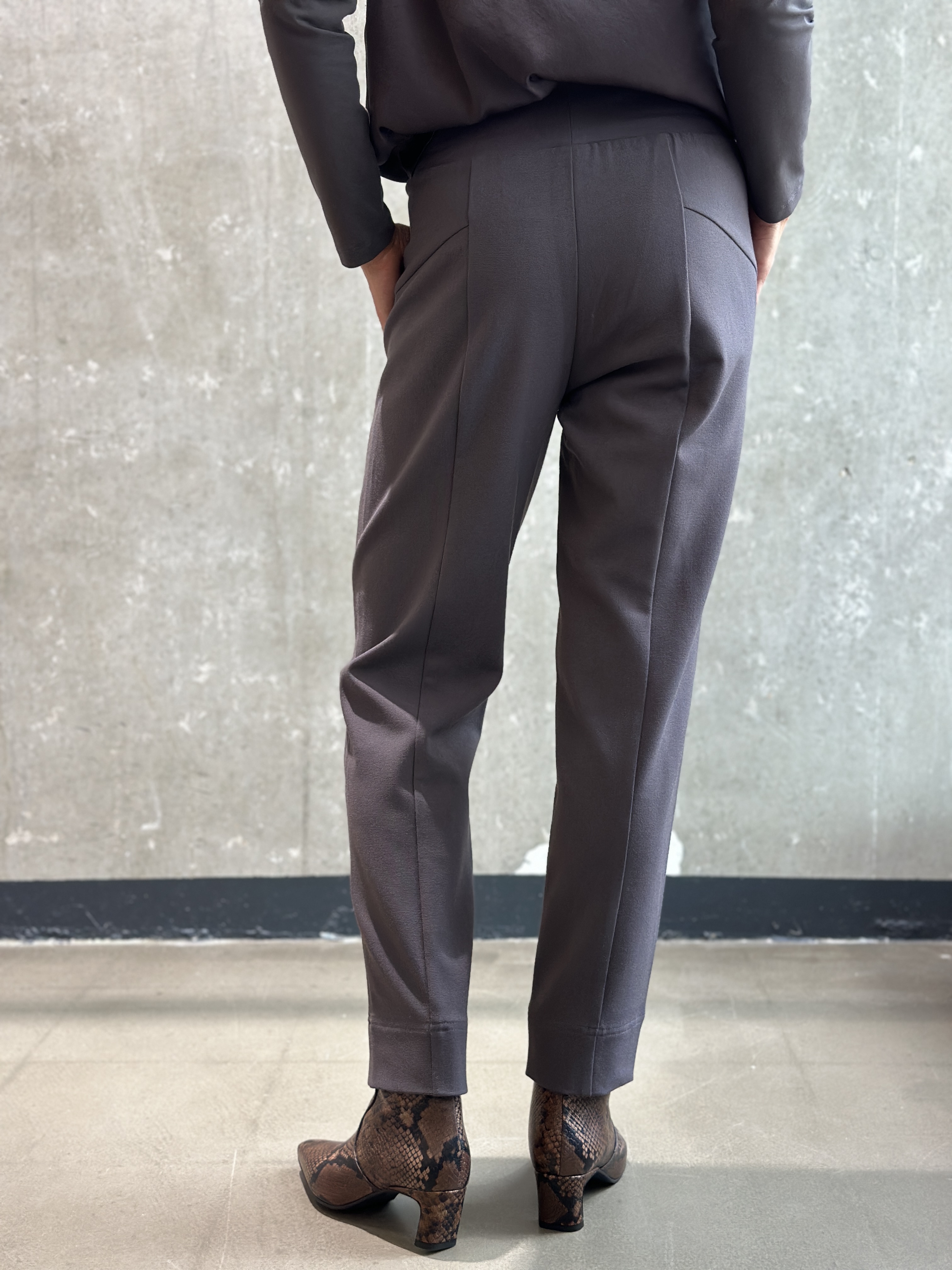 ANIA SCHIERHOLT Hose 3178/51 mauve & schwarz