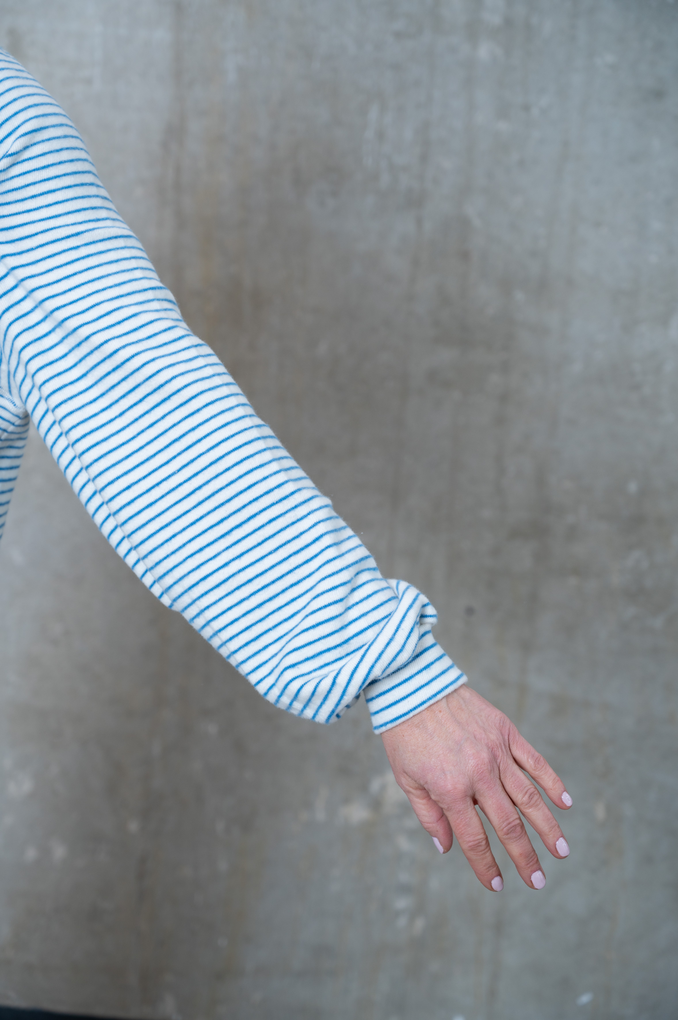 NARLI Sweat blue stripe