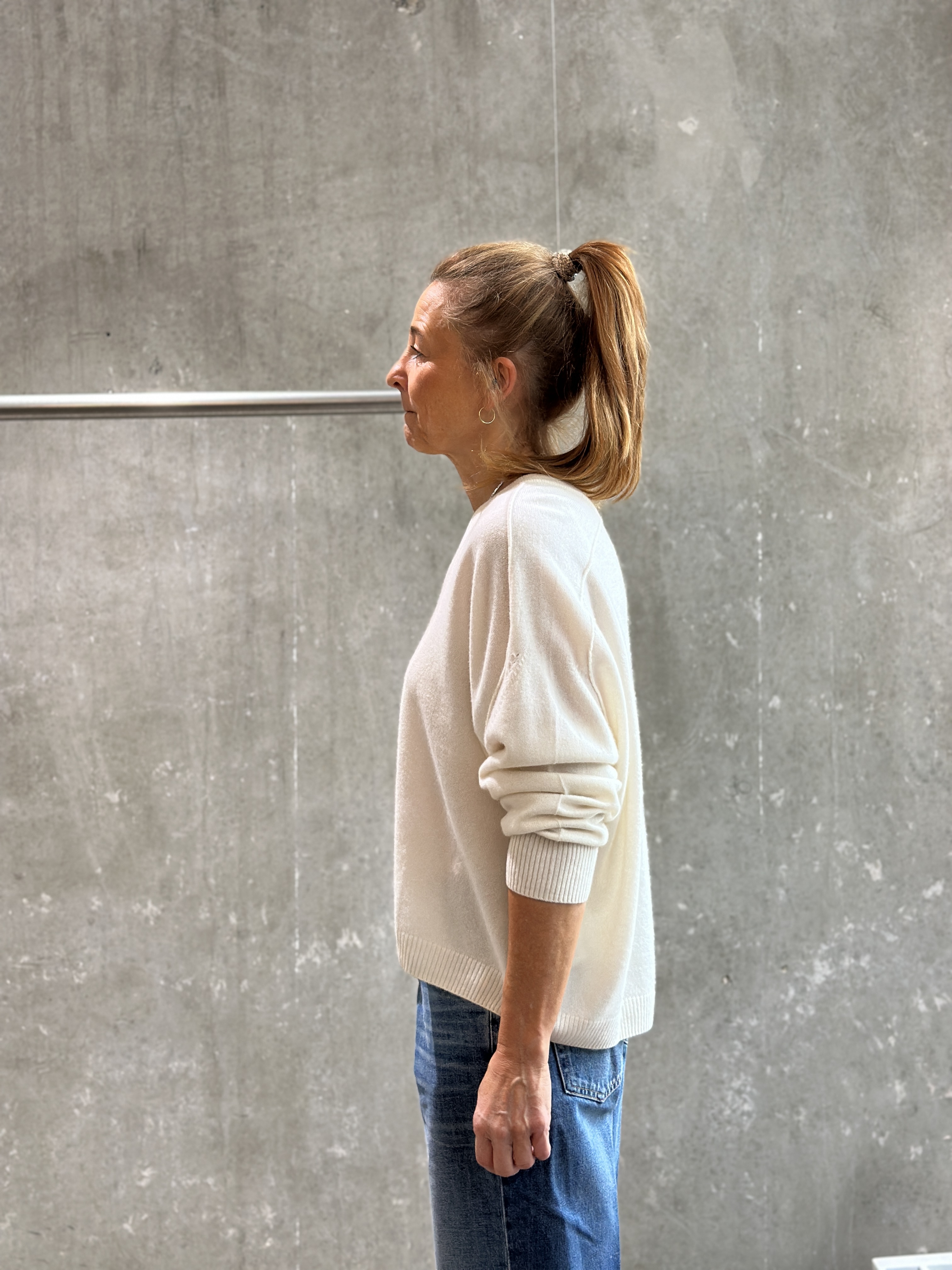 NOT SHY Pullover ecru