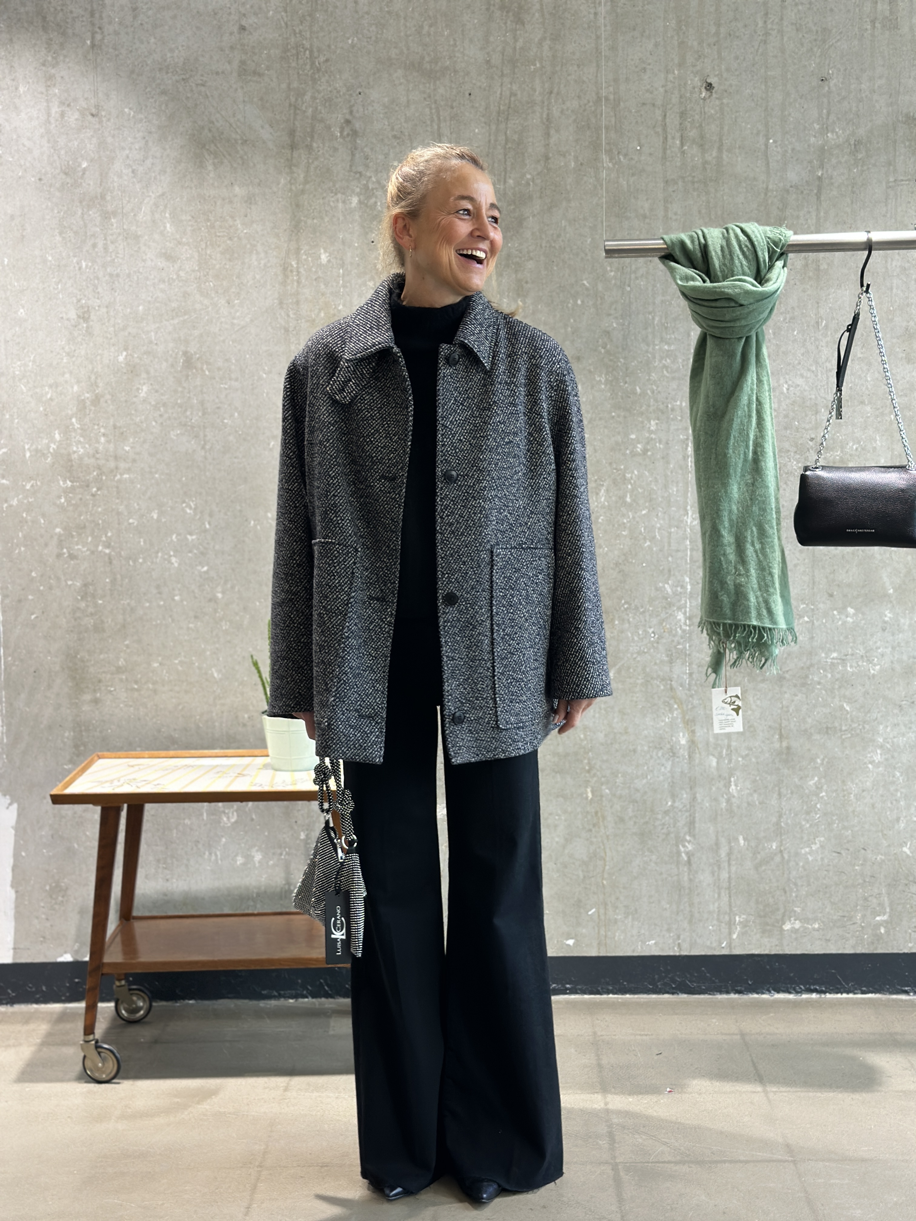 CLOSED Mouliné Mantel