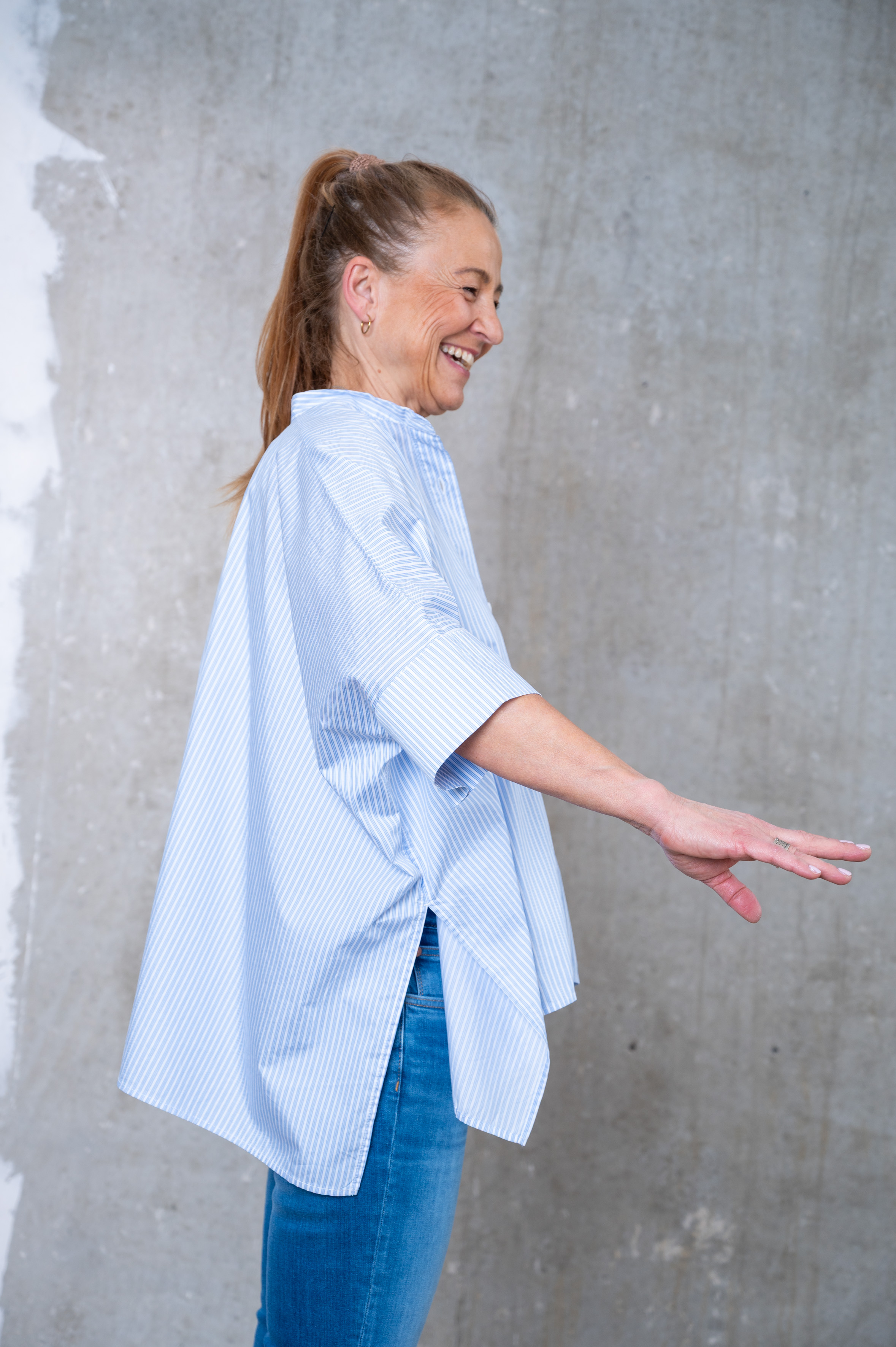 NARLI Bluse gestreift