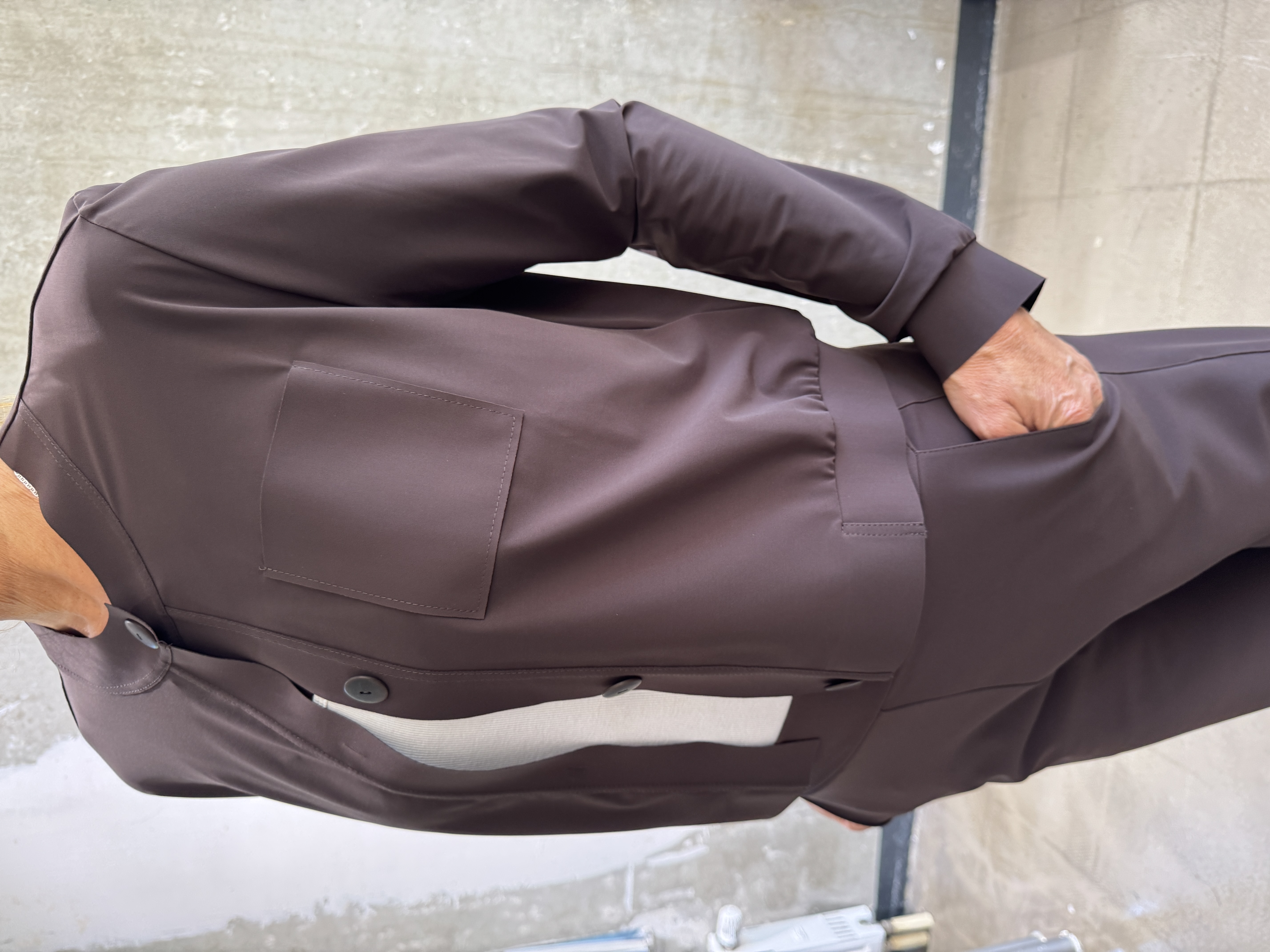 SASSENBACH_Style Jacke HANNA schoko & kreide