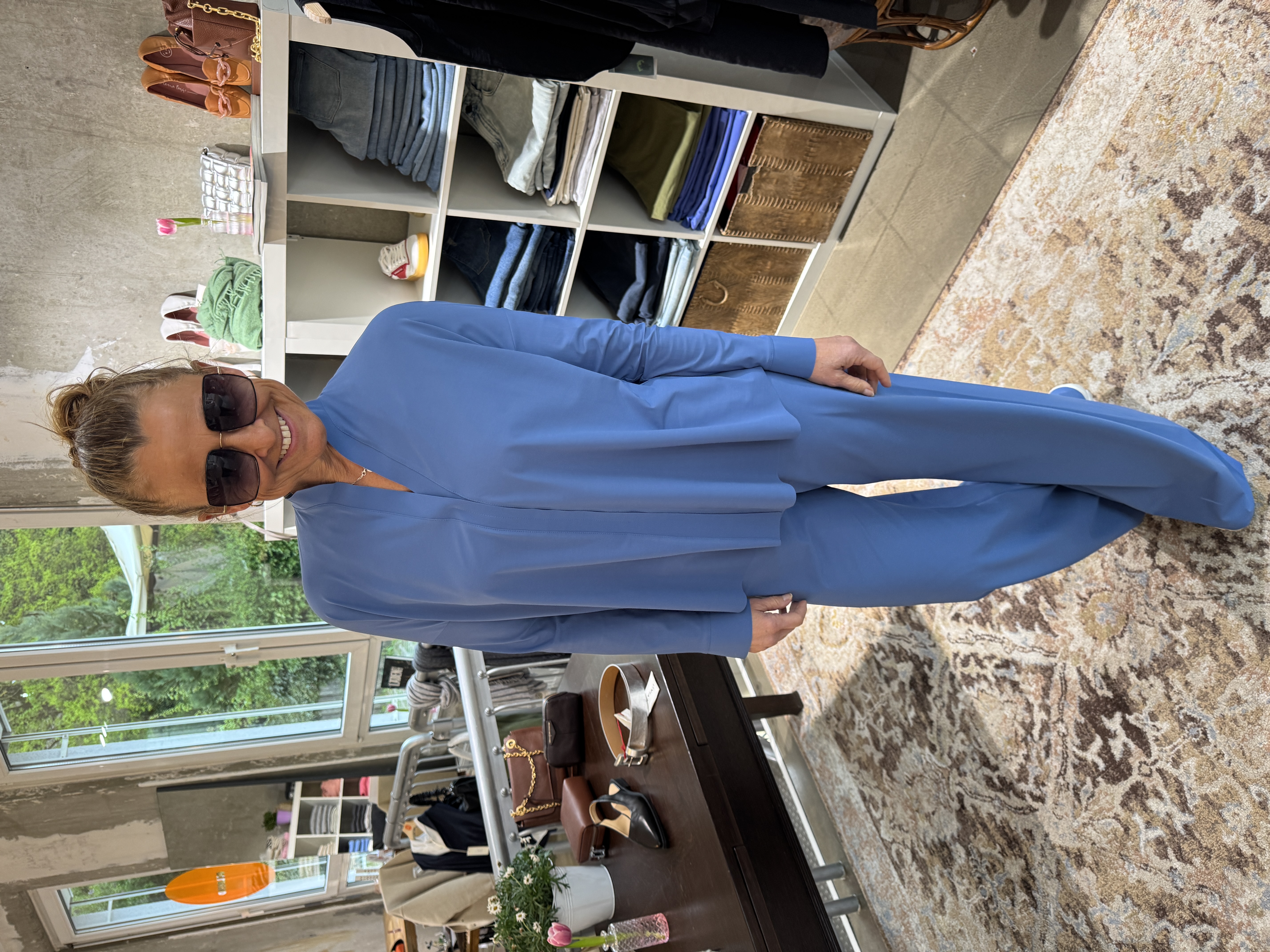 SASSENBACH_STYLE Bluse Lia indigo