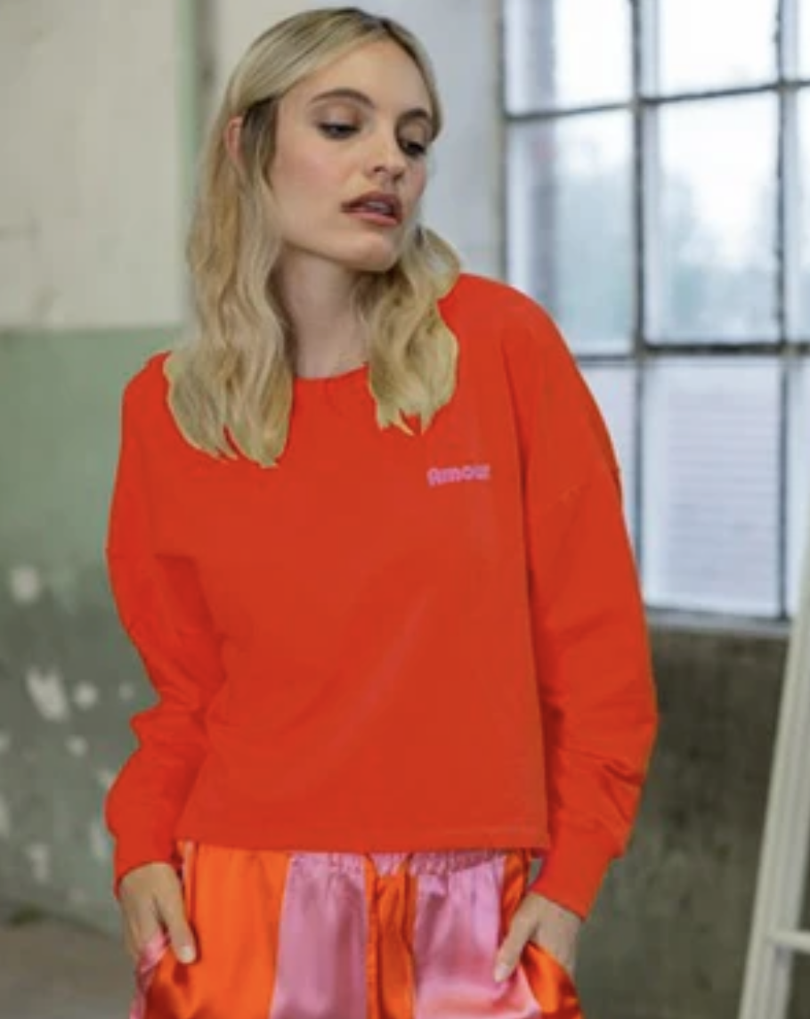 FLOER Sweatshirt GRENADINE