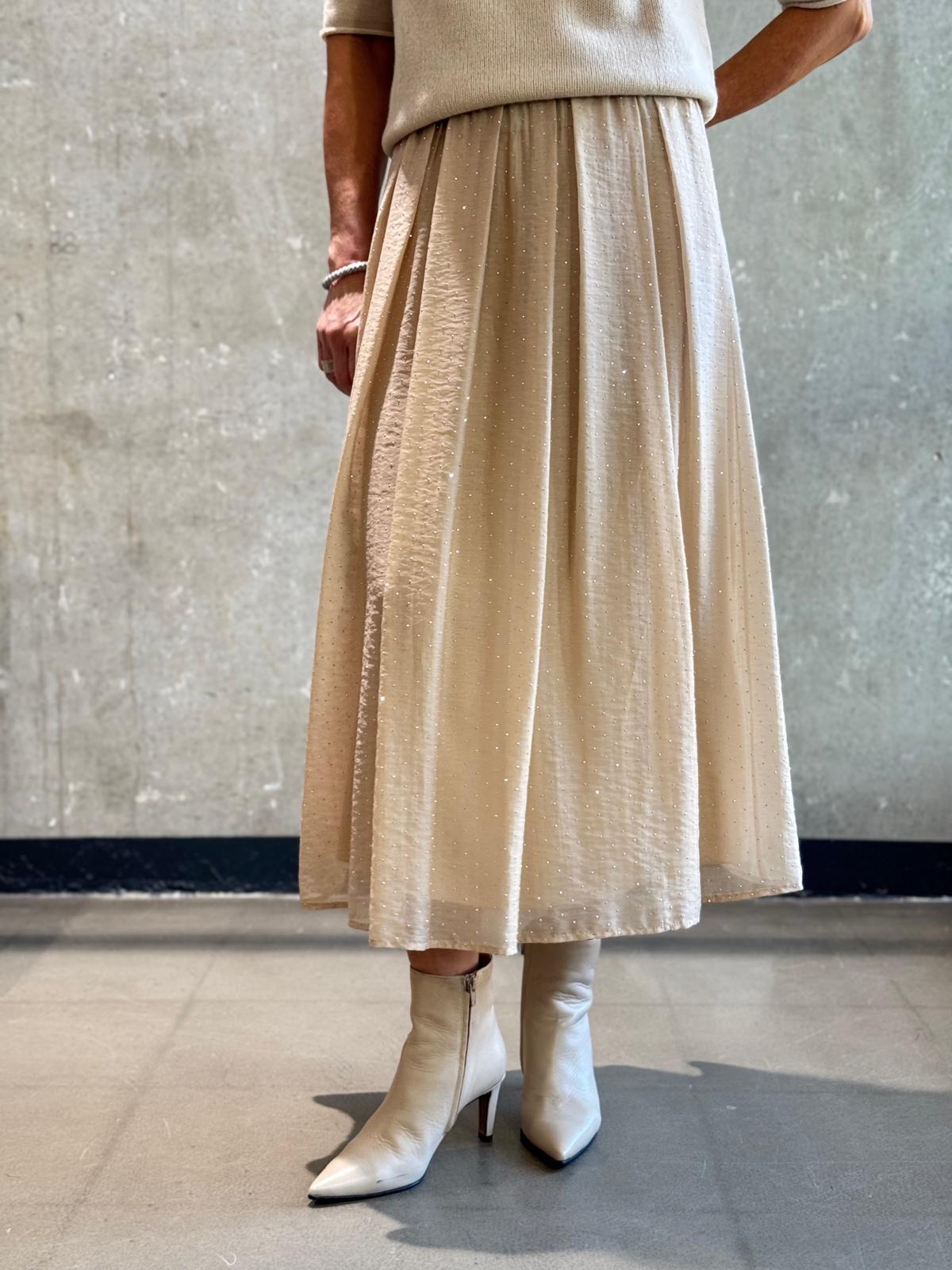 LUISA CERANON Rock mit Glitzersteinen 