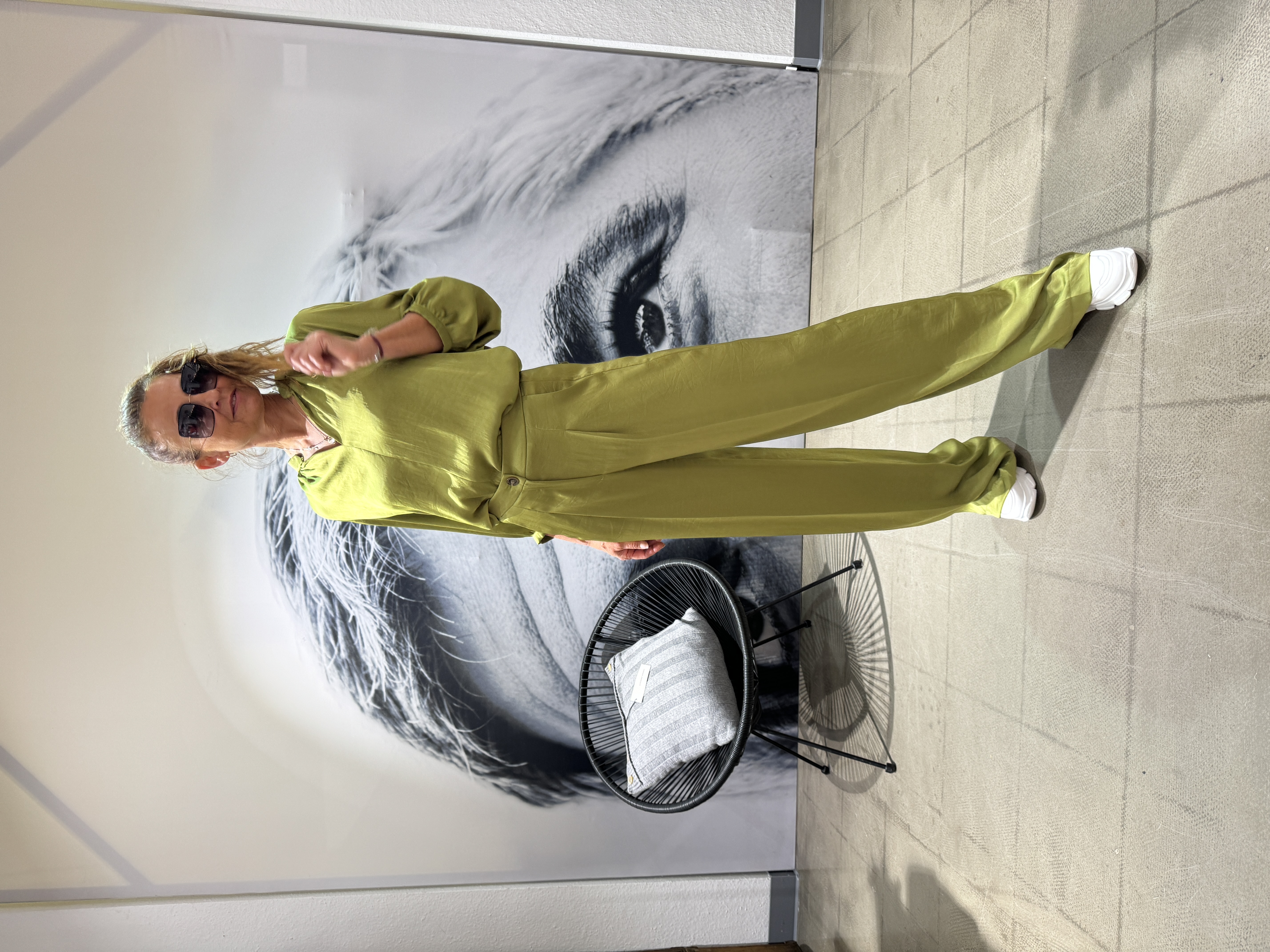 Luisa Cerano Wideleg-Pants mit Bundfalte