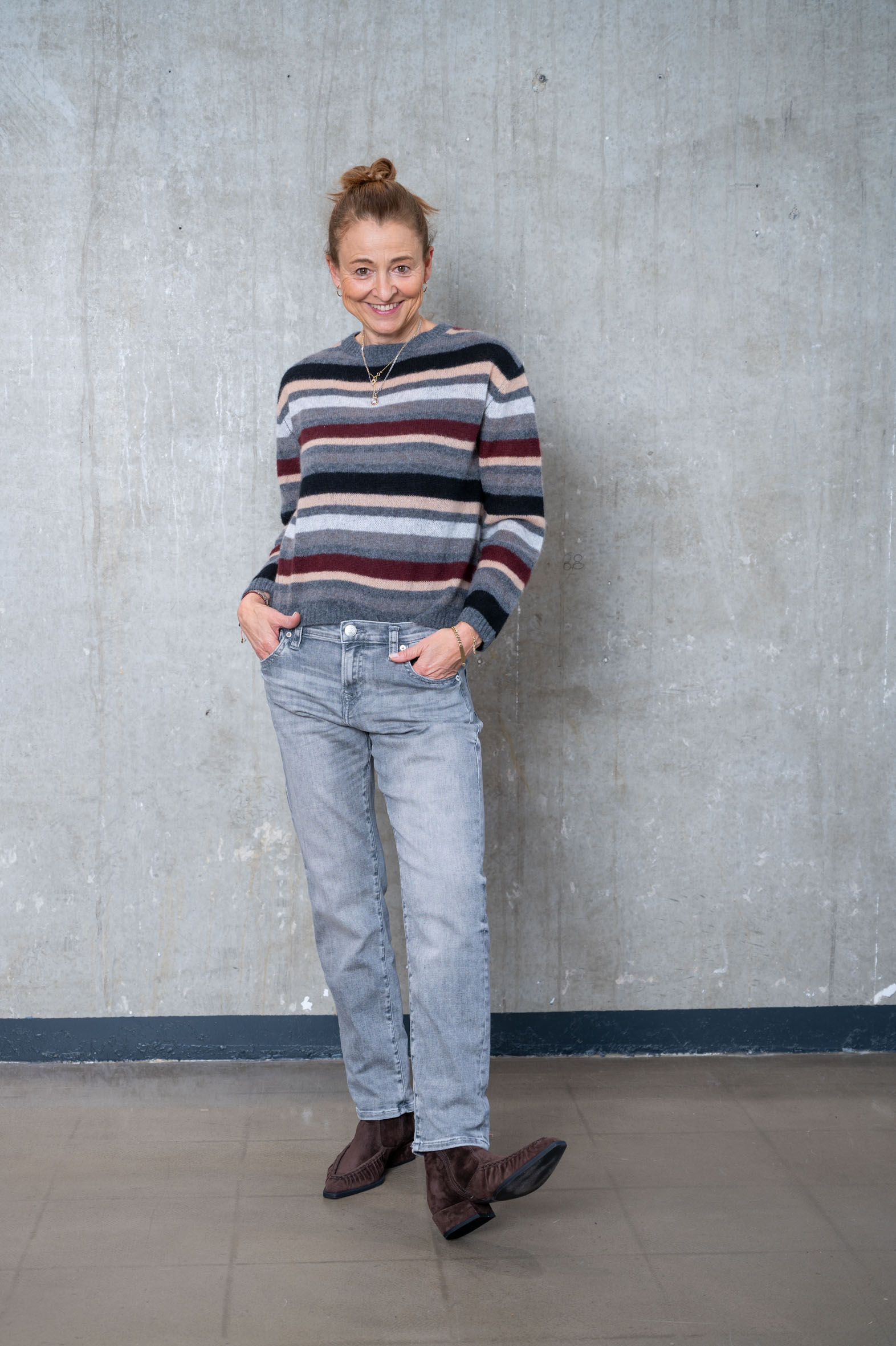 TRUE RELIGION Jeans LIV Boyfriend grey
