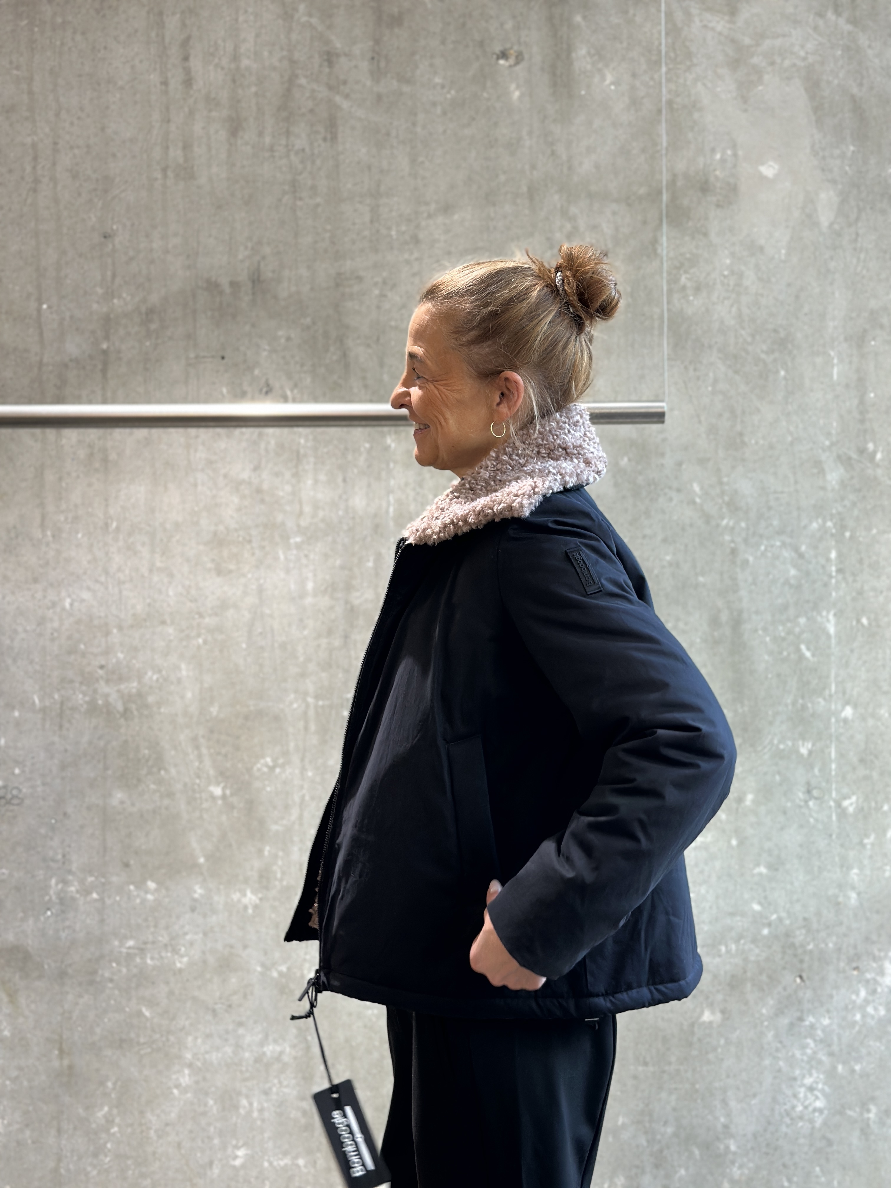 BOMBOOGIE Kurzfell-Jacke