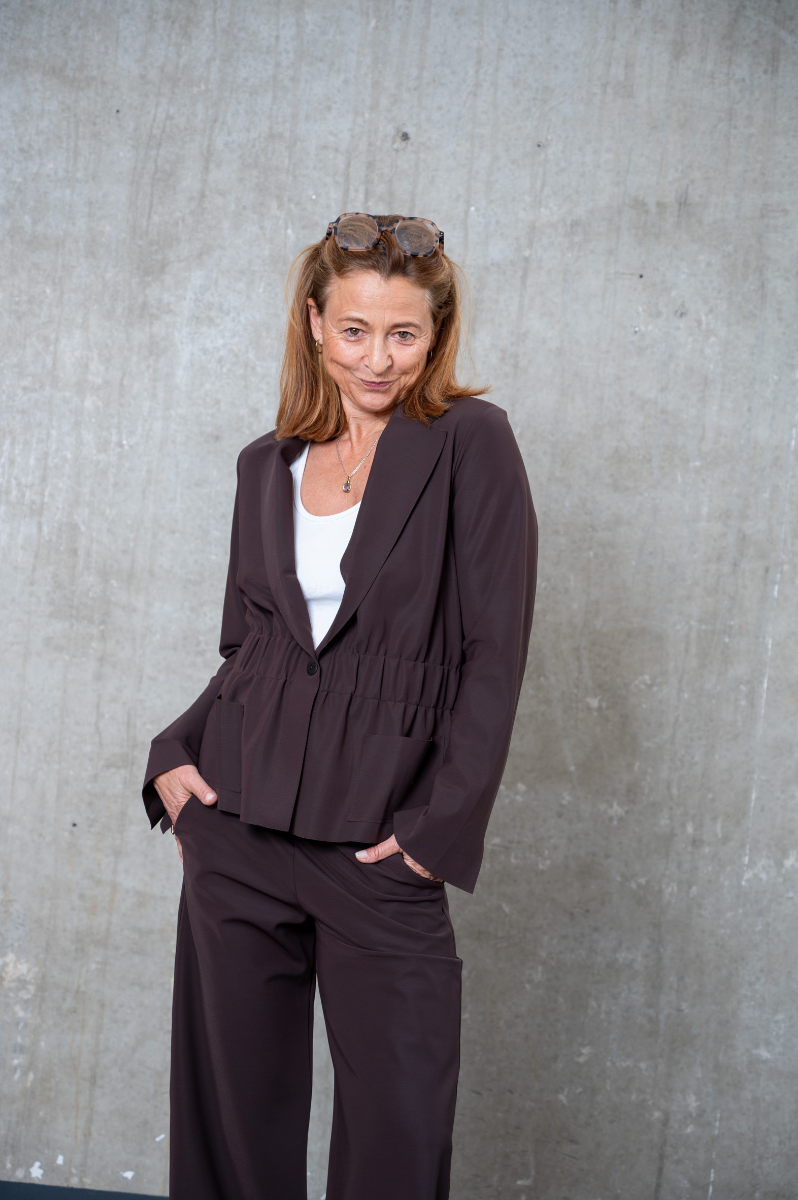 SASSENBACH_Style Jacke NATI schwarz & schoko