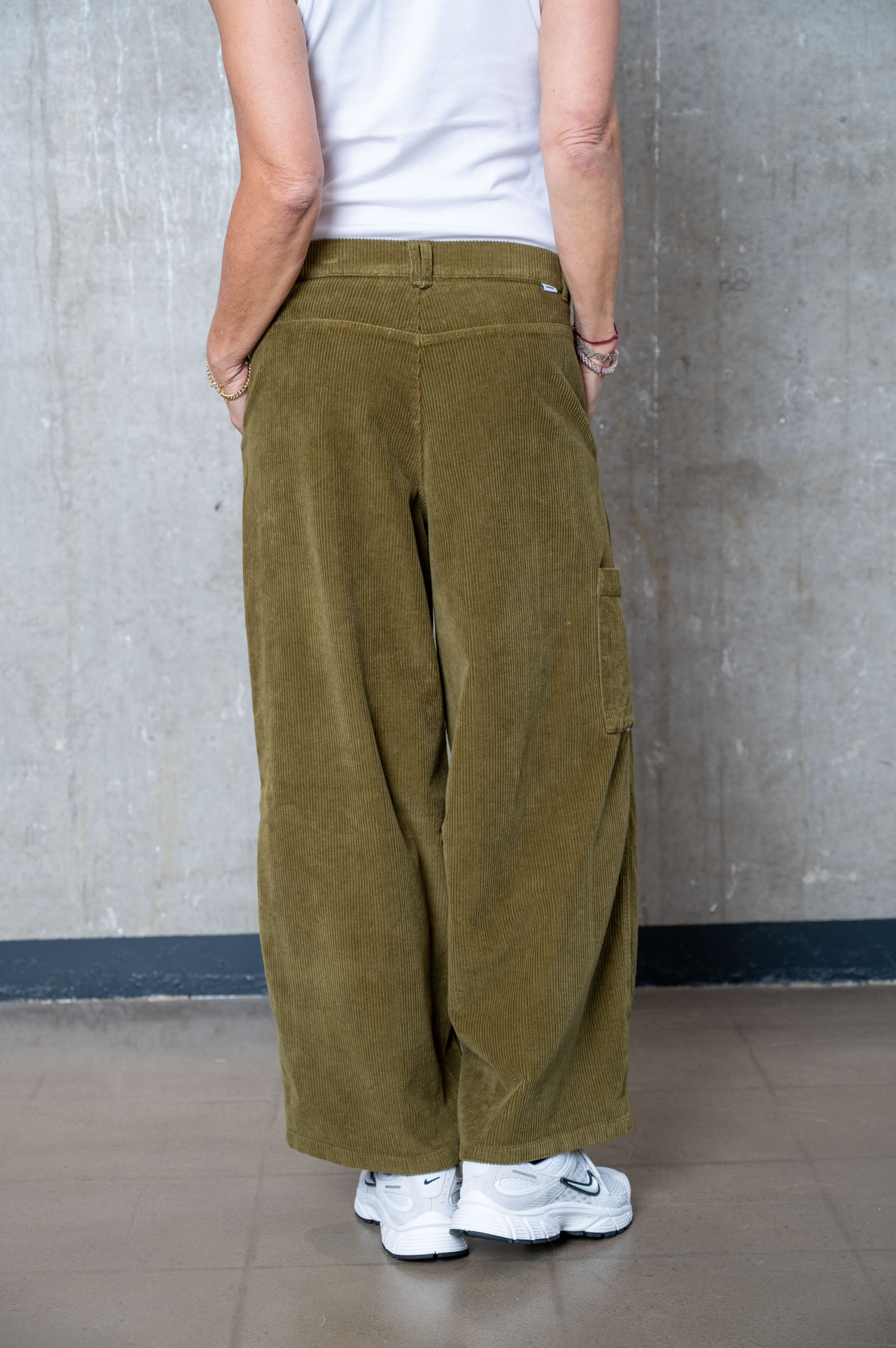 NARLI CARGO-Cord-Hose night & khaki 38-800 