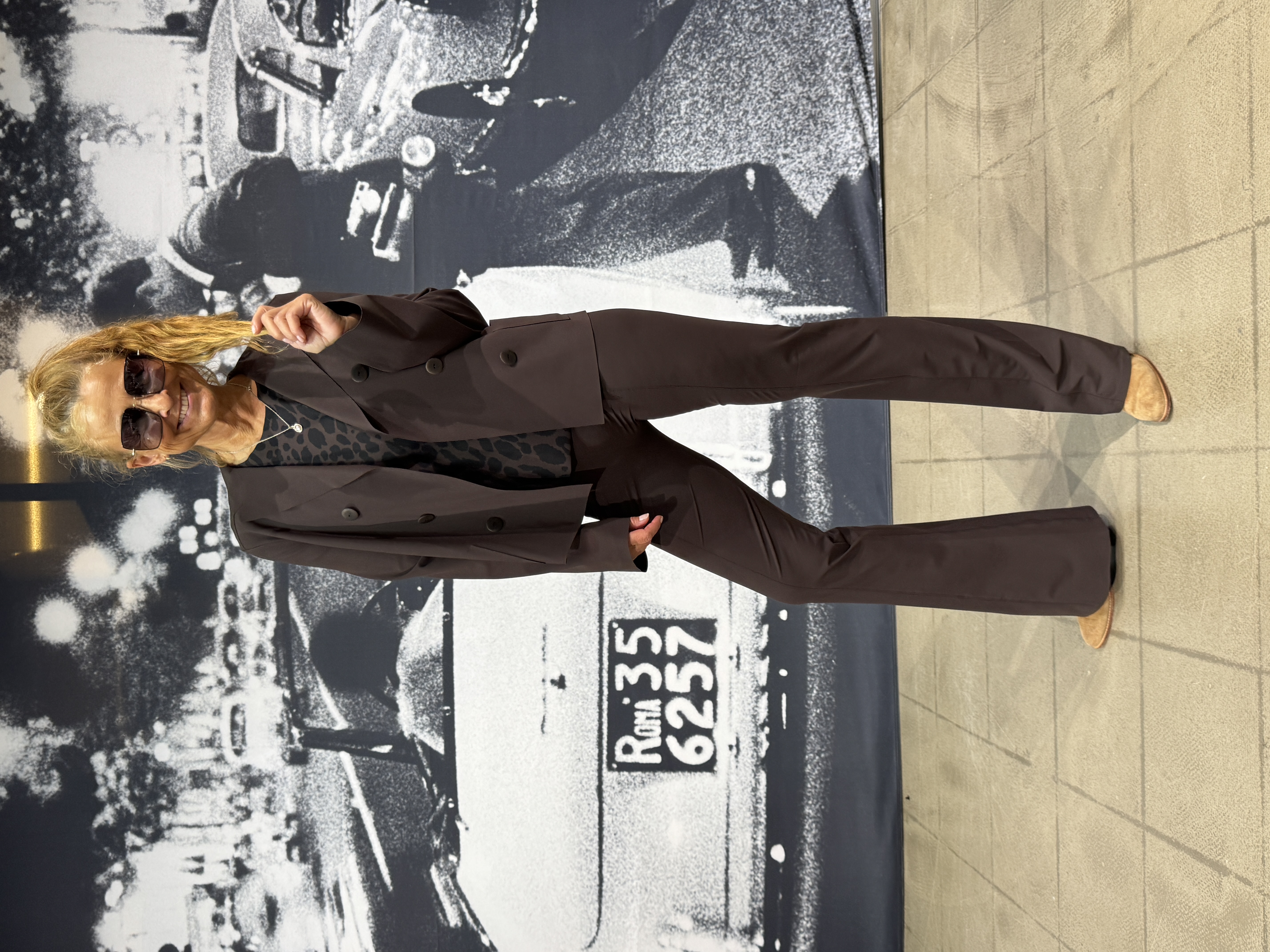 SASSENBACH_STYLE Jacke KAJA schoko, schwarz & blau 342
