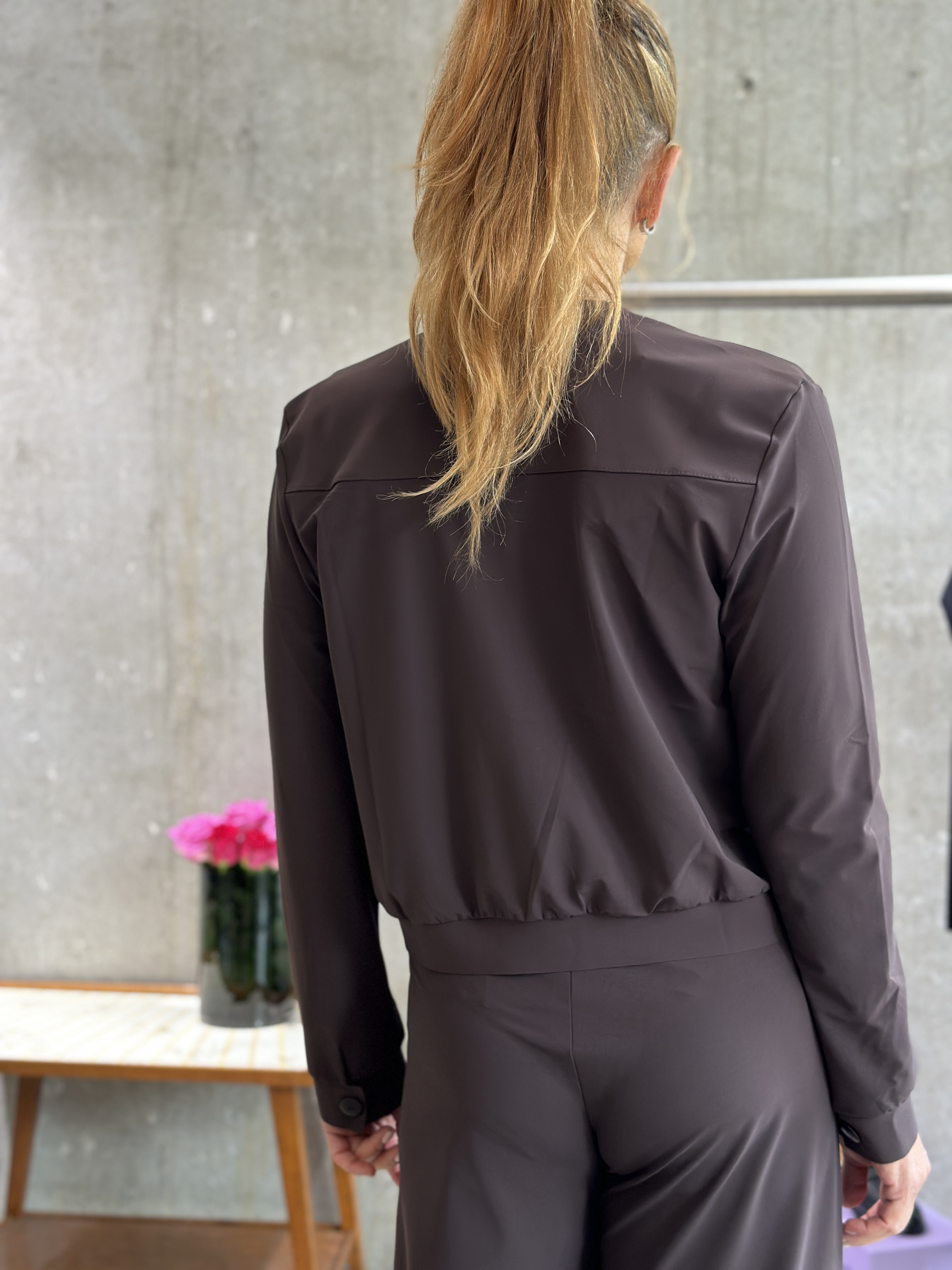 SASSENBACH_Style Jacke HANNA braun & kreide
