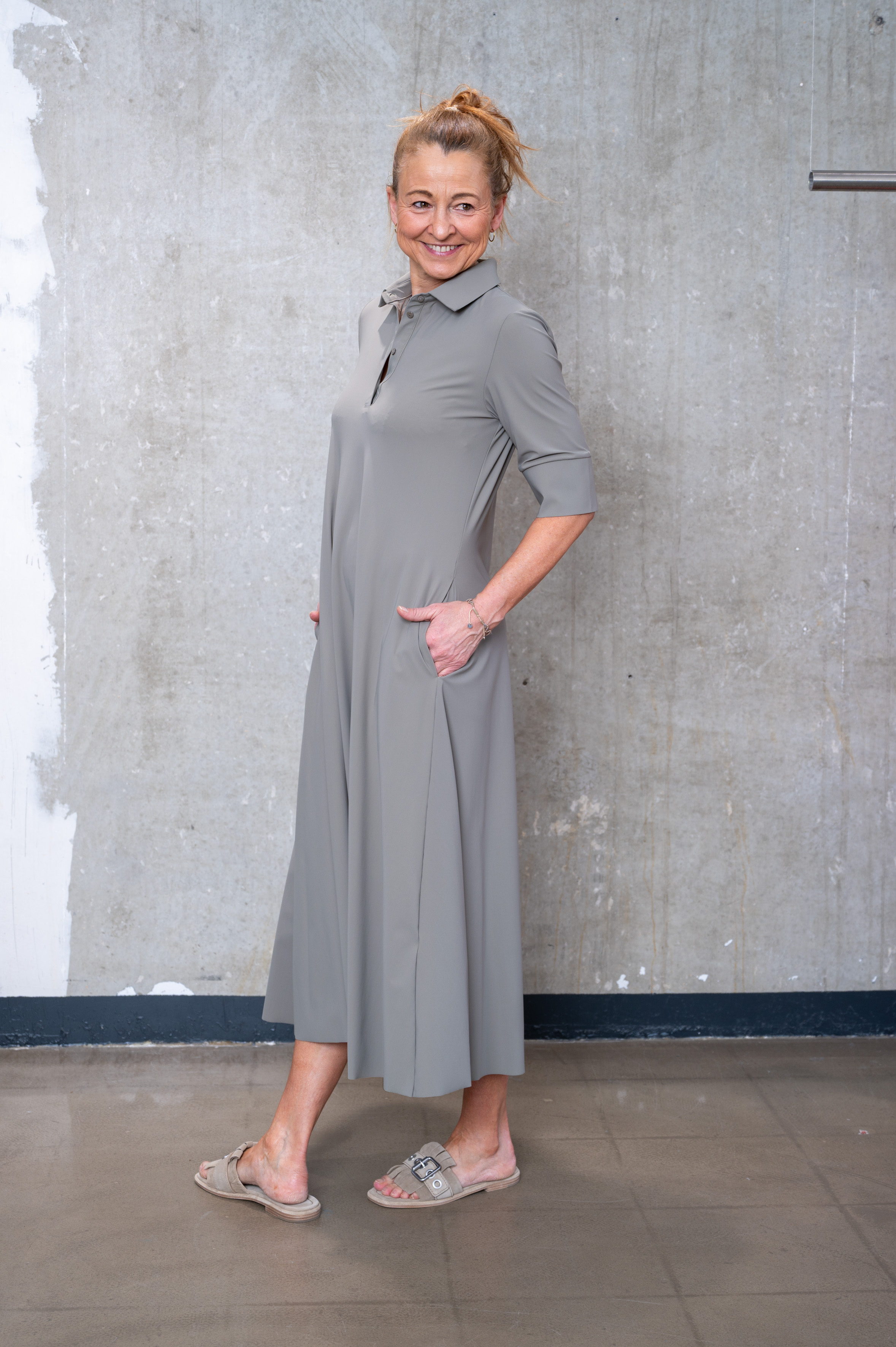 KENNEL & SCHMENGER Pantolette LYA nuts/silver