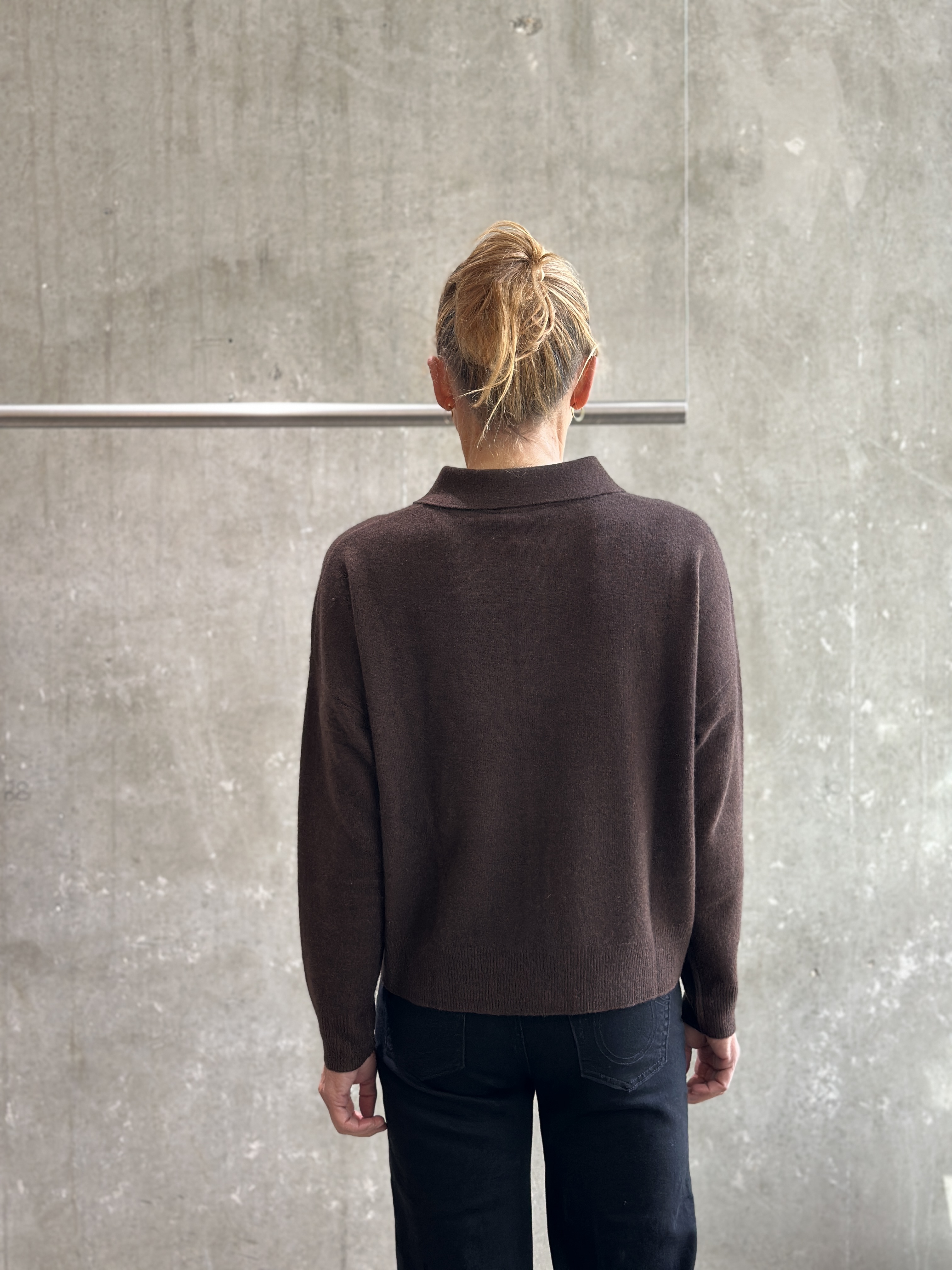 ABSOLUT CASHMERE Cardigan MAJURA brownie & forest