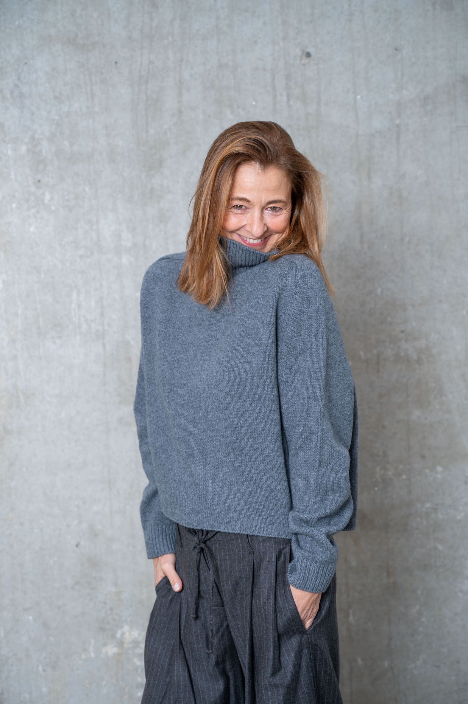 NARLI Rollkragen Pullover flannel
