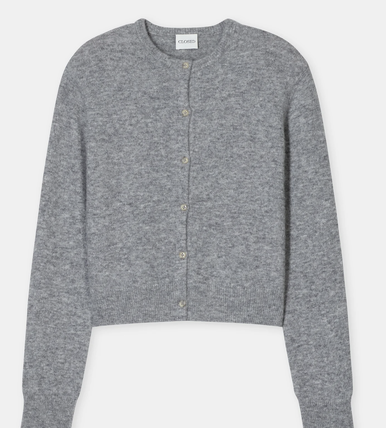 CLOSED Cardigan light grey melange