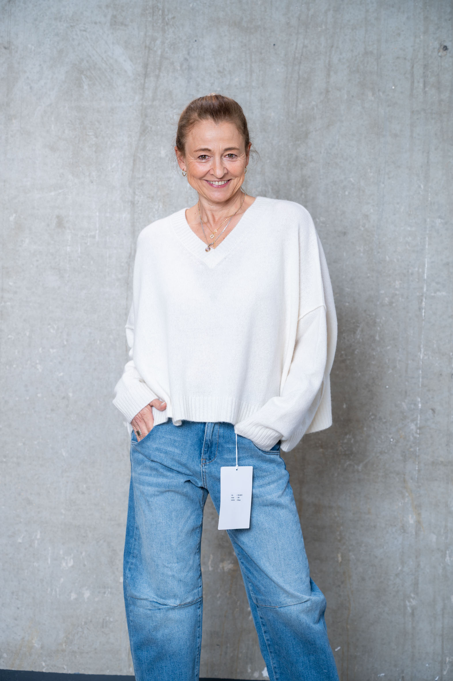 NARLI V-Pullover in 3 Farben 37-159 