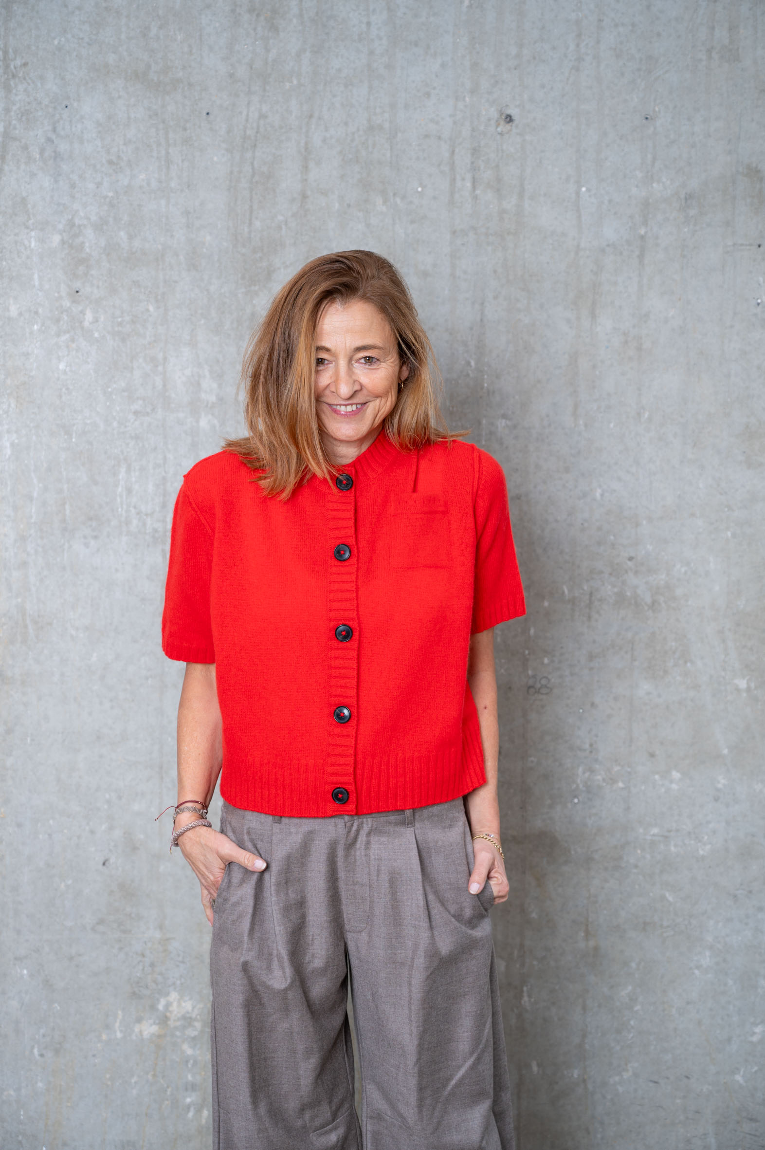 NARLI Kurz-Arm Cardigan in 3 Farben