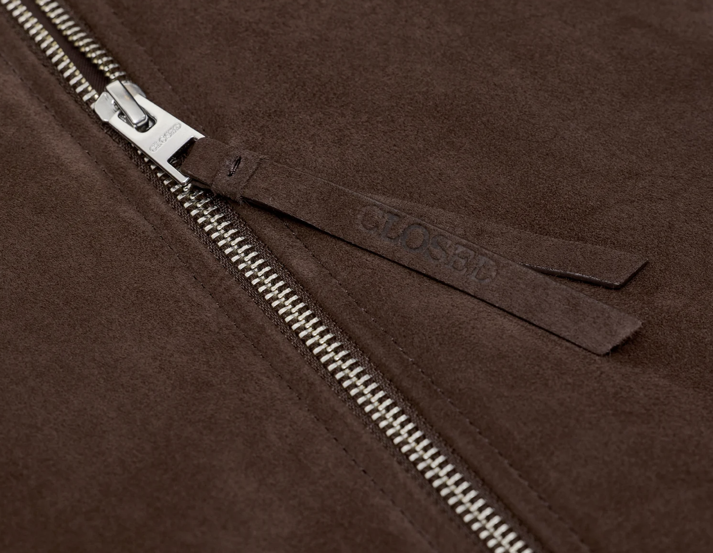 CLOSED Bomber-Lederjacke Mahagony brown