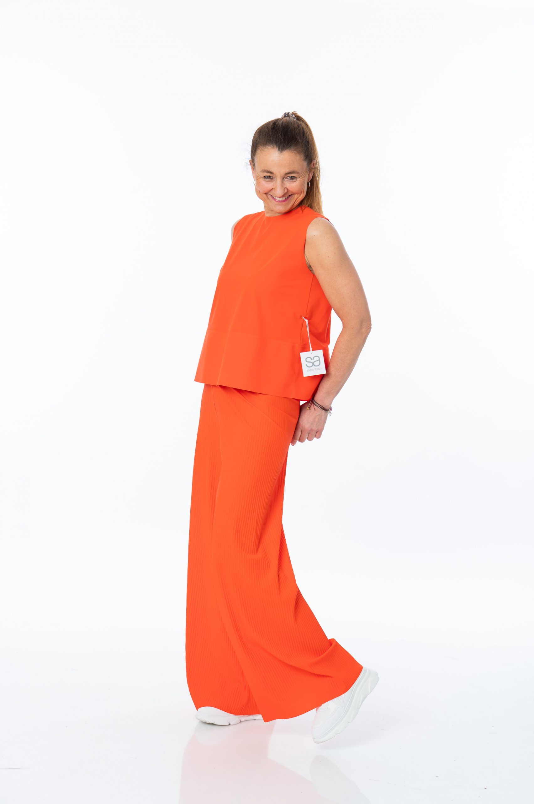 SASSENBACH_Style Hose LENNIE Stamp aperol