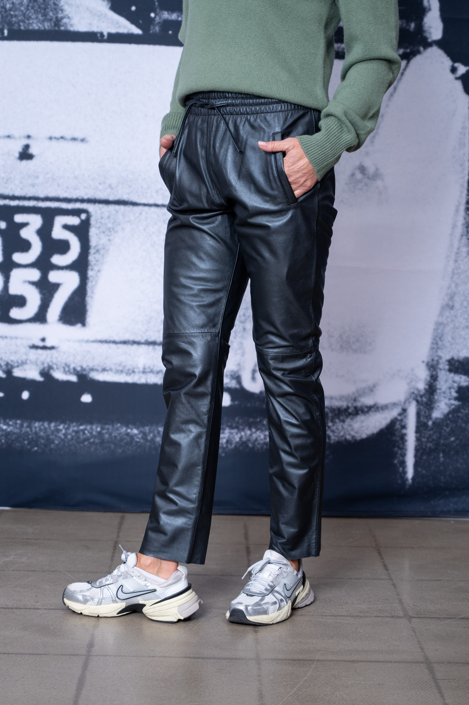 OAKWOOD Lederhose GIFT metallic