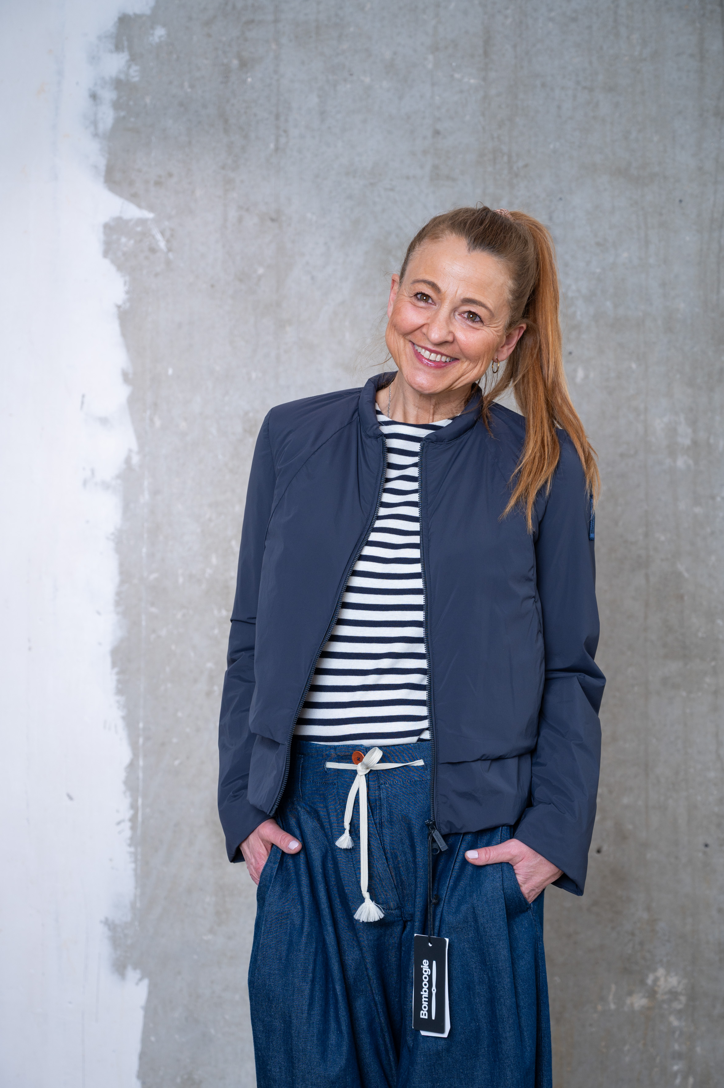 BOMBOOGIE Jacke dunkelblau